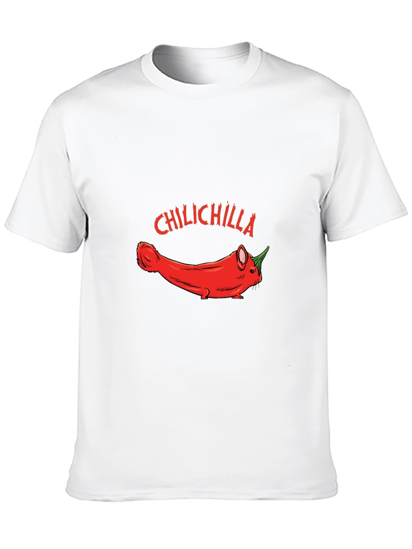 Black Chilichilla Funny Graphic T-Shirt view 10