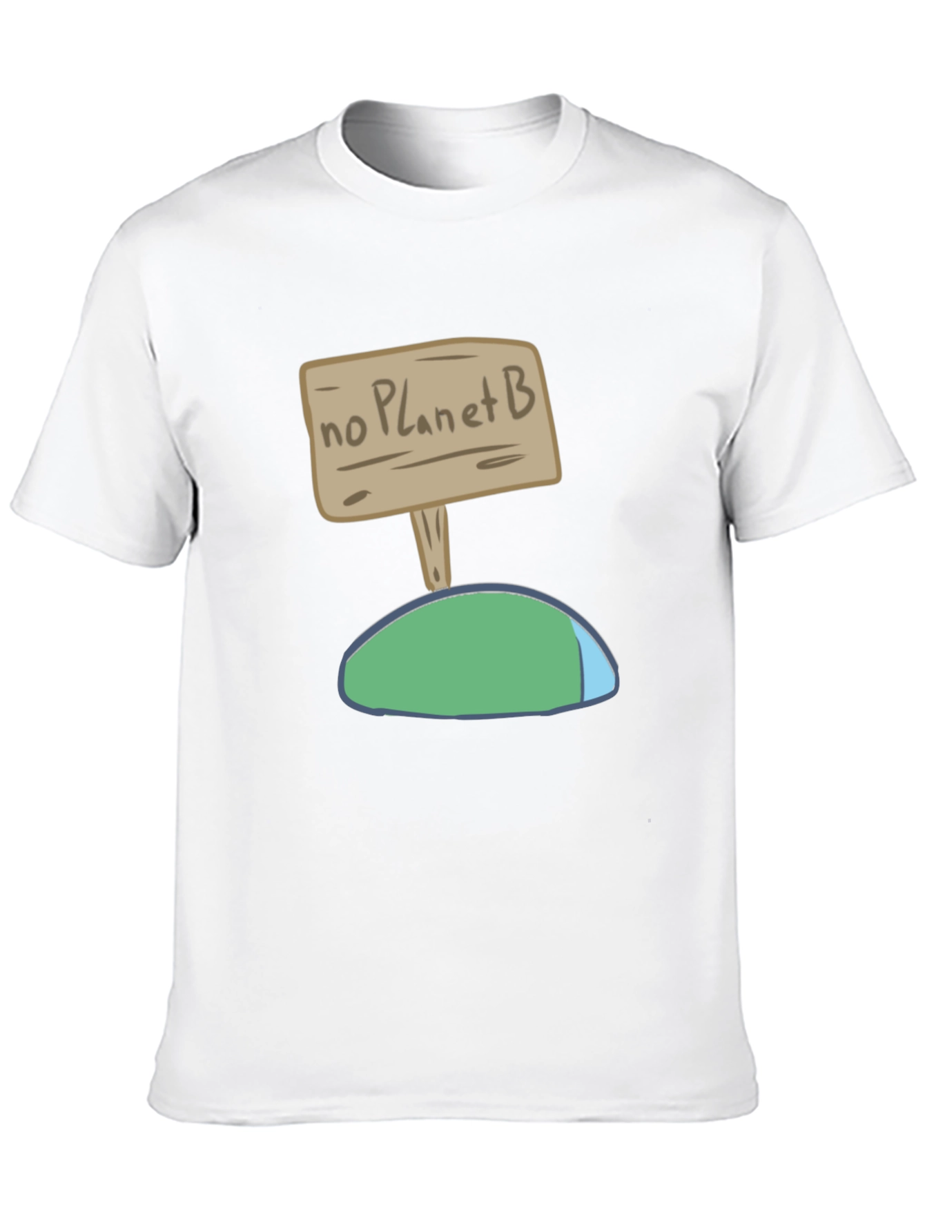 Black No Planet B Graphic Tee - Eco-Friendly Fashion view 10