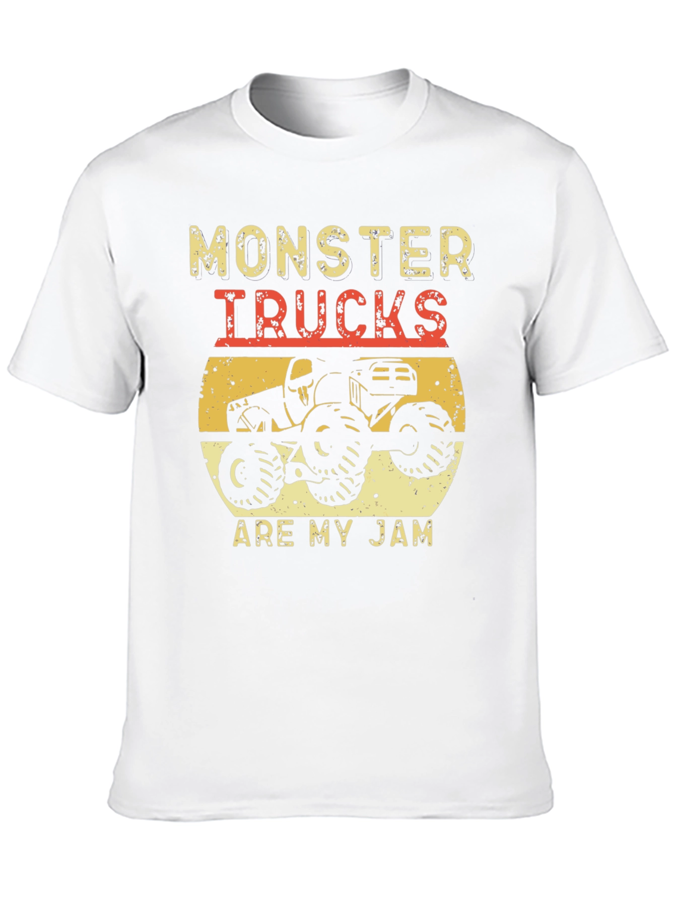 Black Monster Trucks Are My Jam T-Shirt view 10