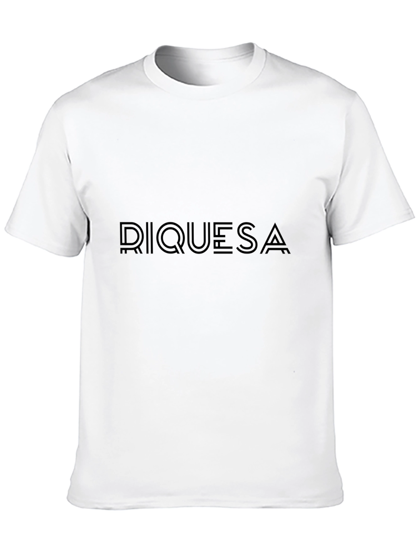 Black Riquesa Graphic Tee - Stylish Minimalist Design view 10