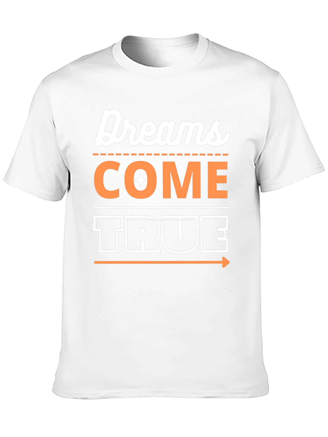 Black Dreams Come True Graphic Tee - Black Cotton Blend T-Shirt view 10