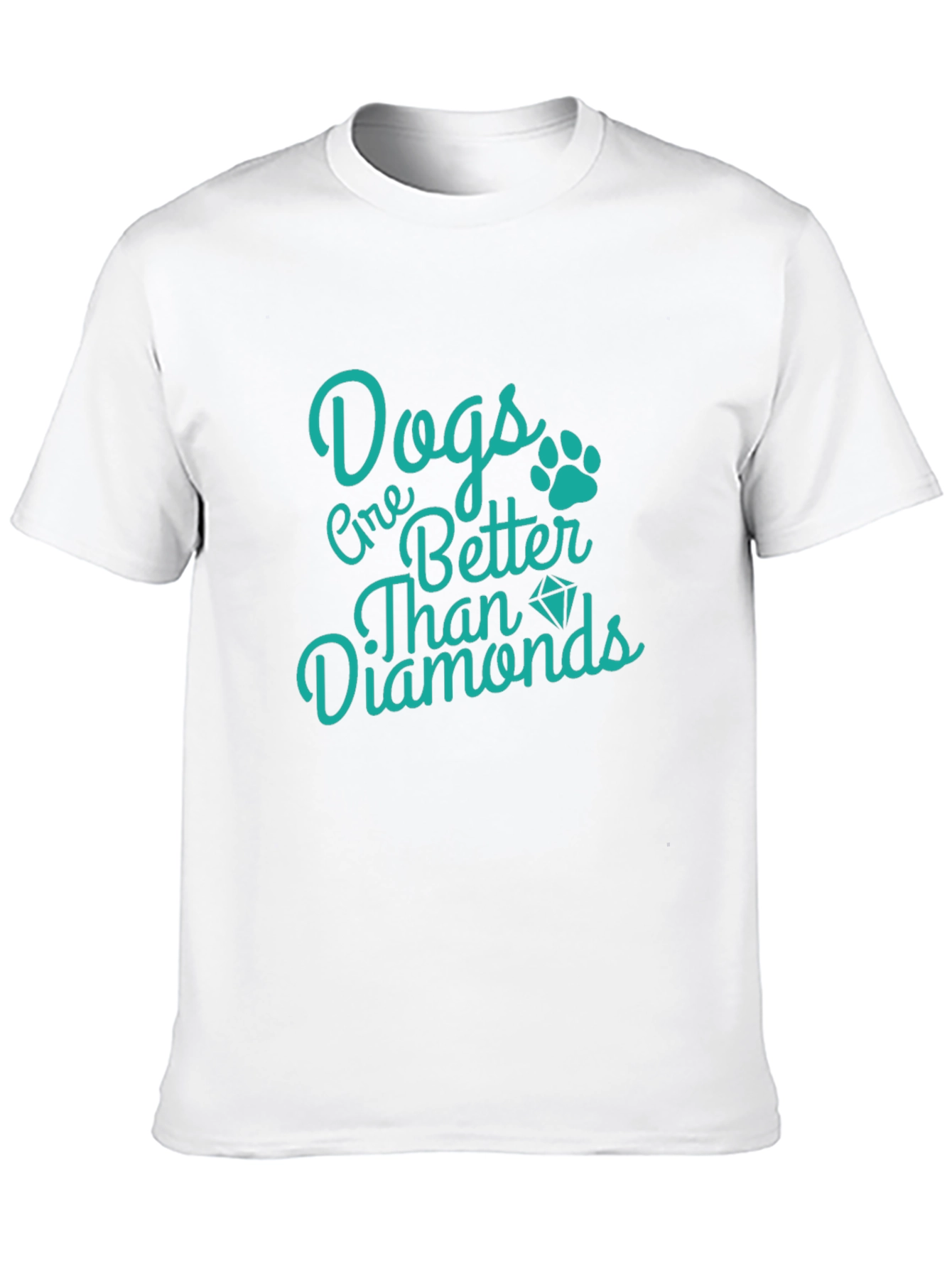 Black Dogs Are Better Than Diamonds Tee view 10