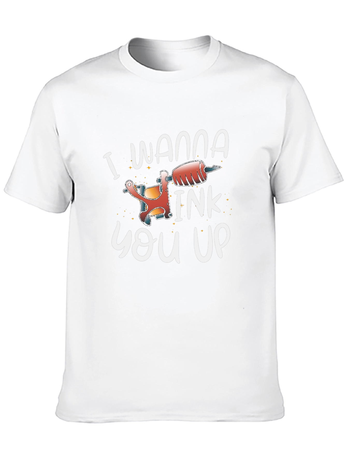 Black I Wanna Ink You Up Tattoo T-Shirt view 10