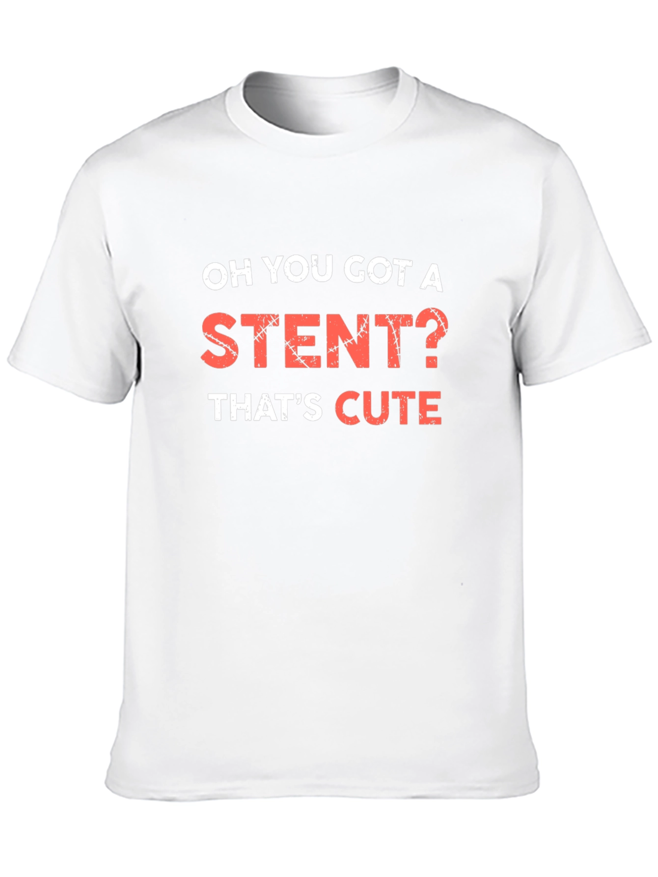 Black Funny Stent T-Shirt - That's Cute Tee view 10
