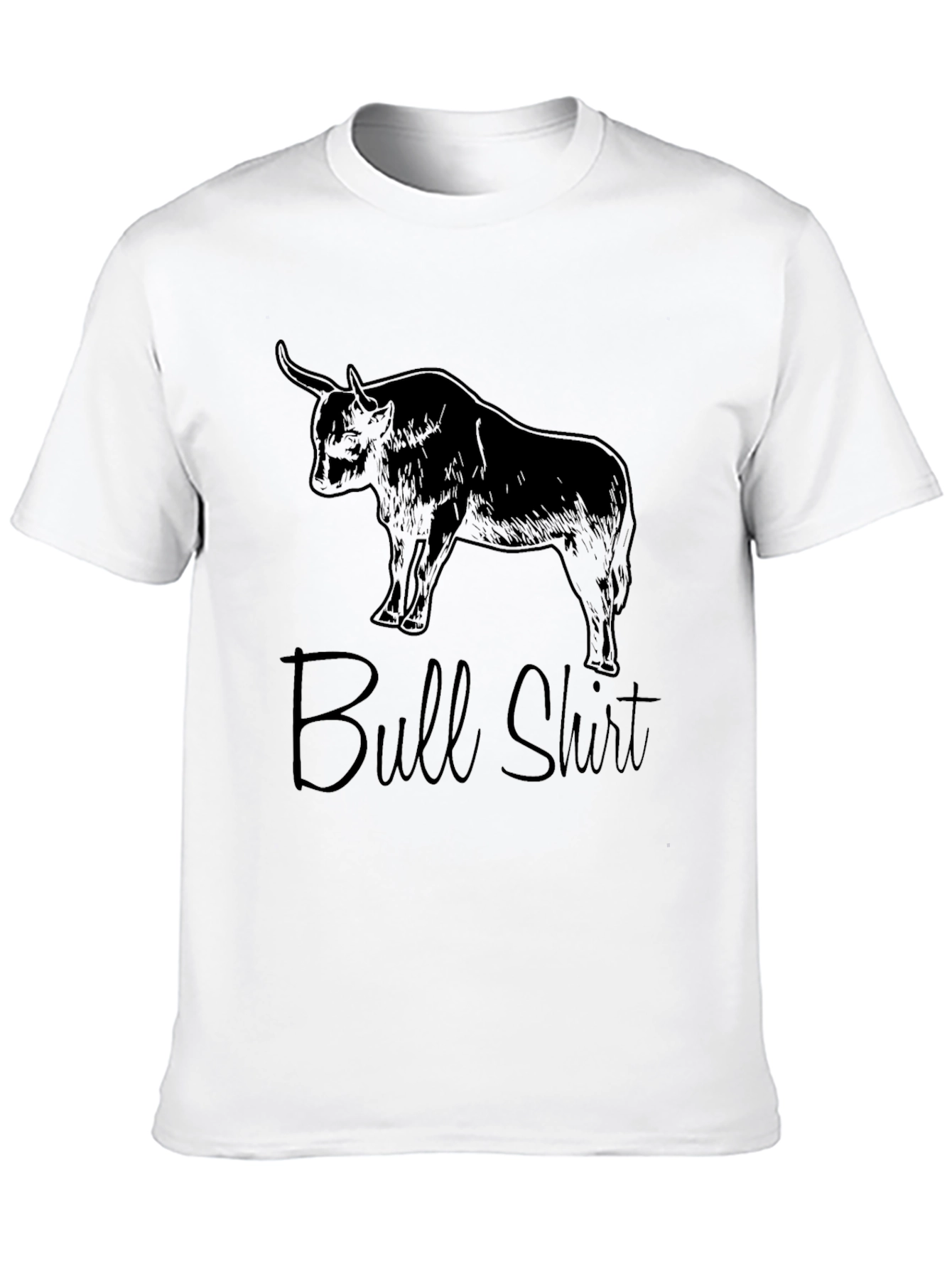Black Bull Shirt - Men's Graphic Tee - Novelty T-Shirt view 10