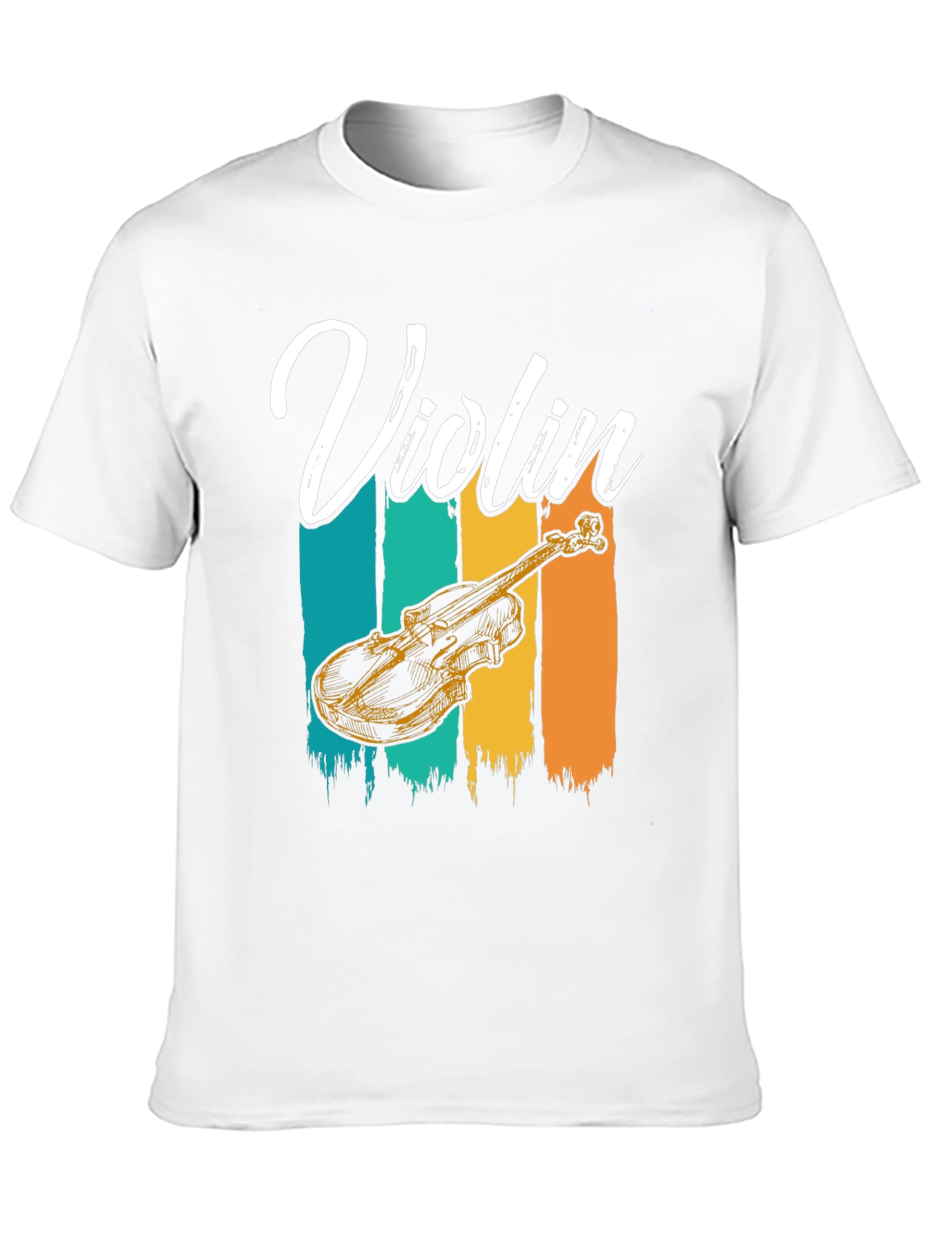 Black Vintage Violin T-Shirt - Music Lover Tee view 10