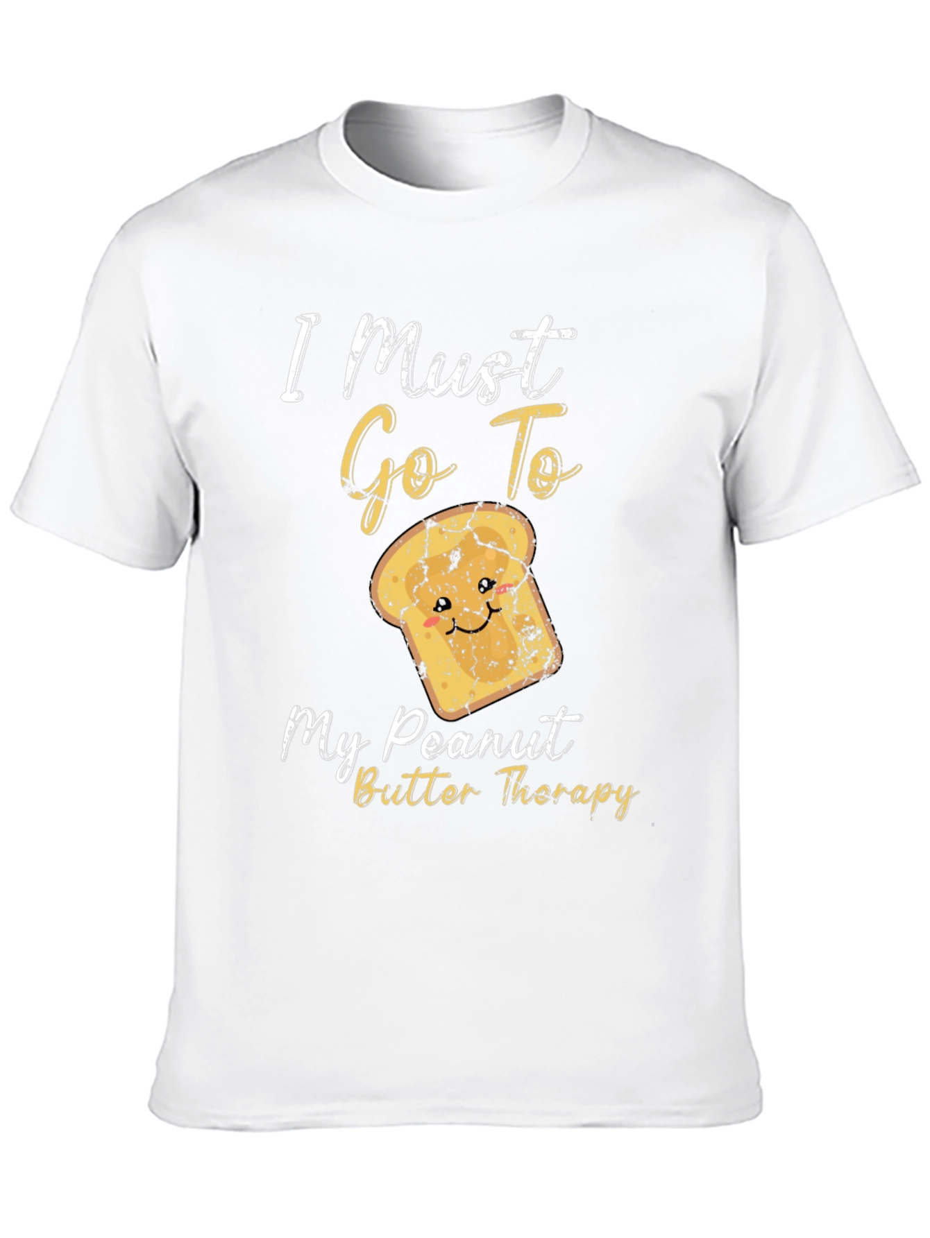 Black Peanut Butter Therapy T-Shirt - Funny Graphic Tee view 10