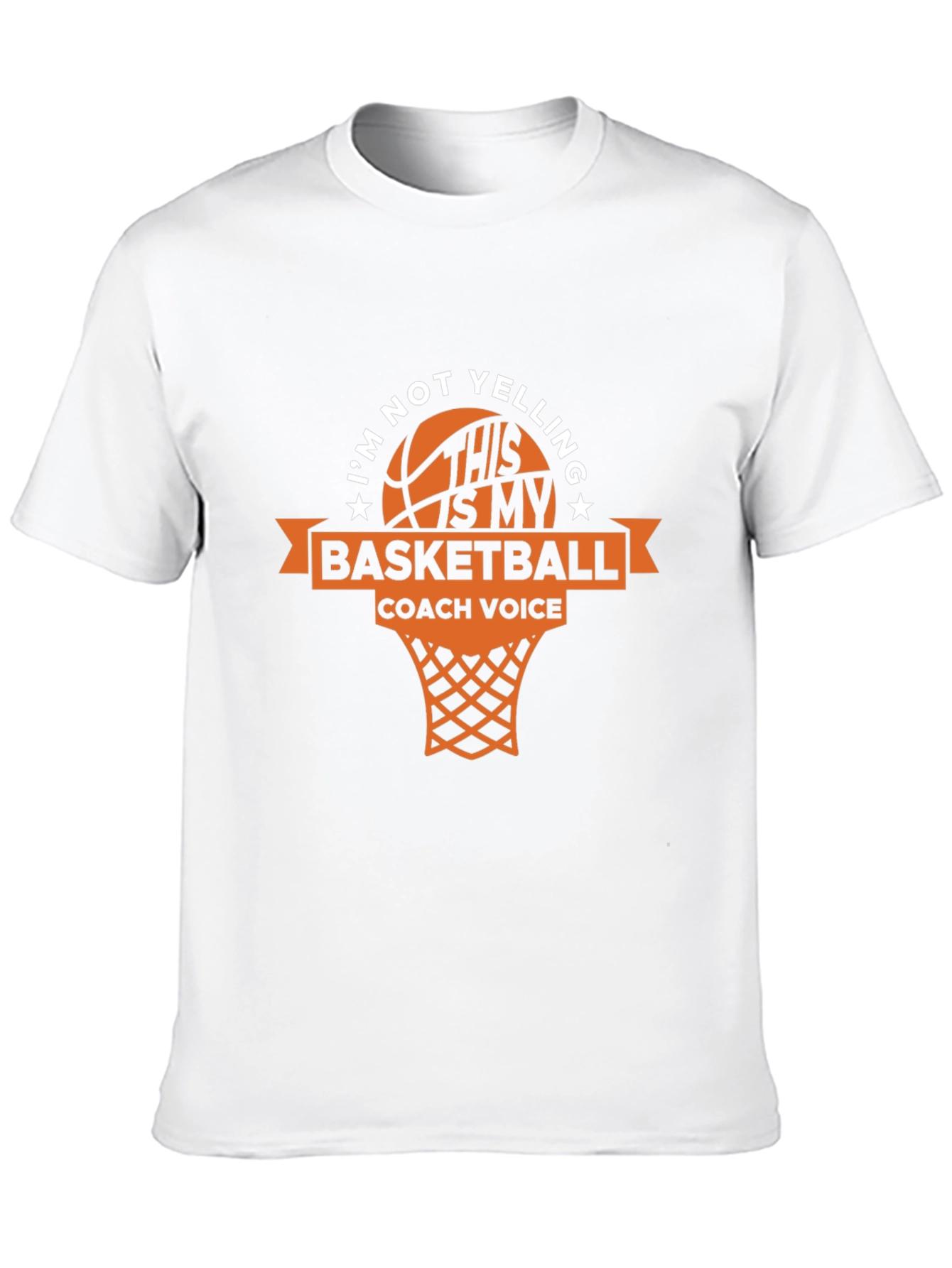 Black Basketball Coach Voice Graphic Tee view 10
