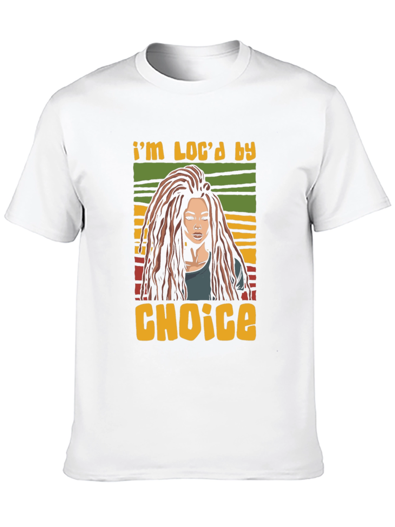 Black I'm Loc'd By Choice Graphic Tee view 10