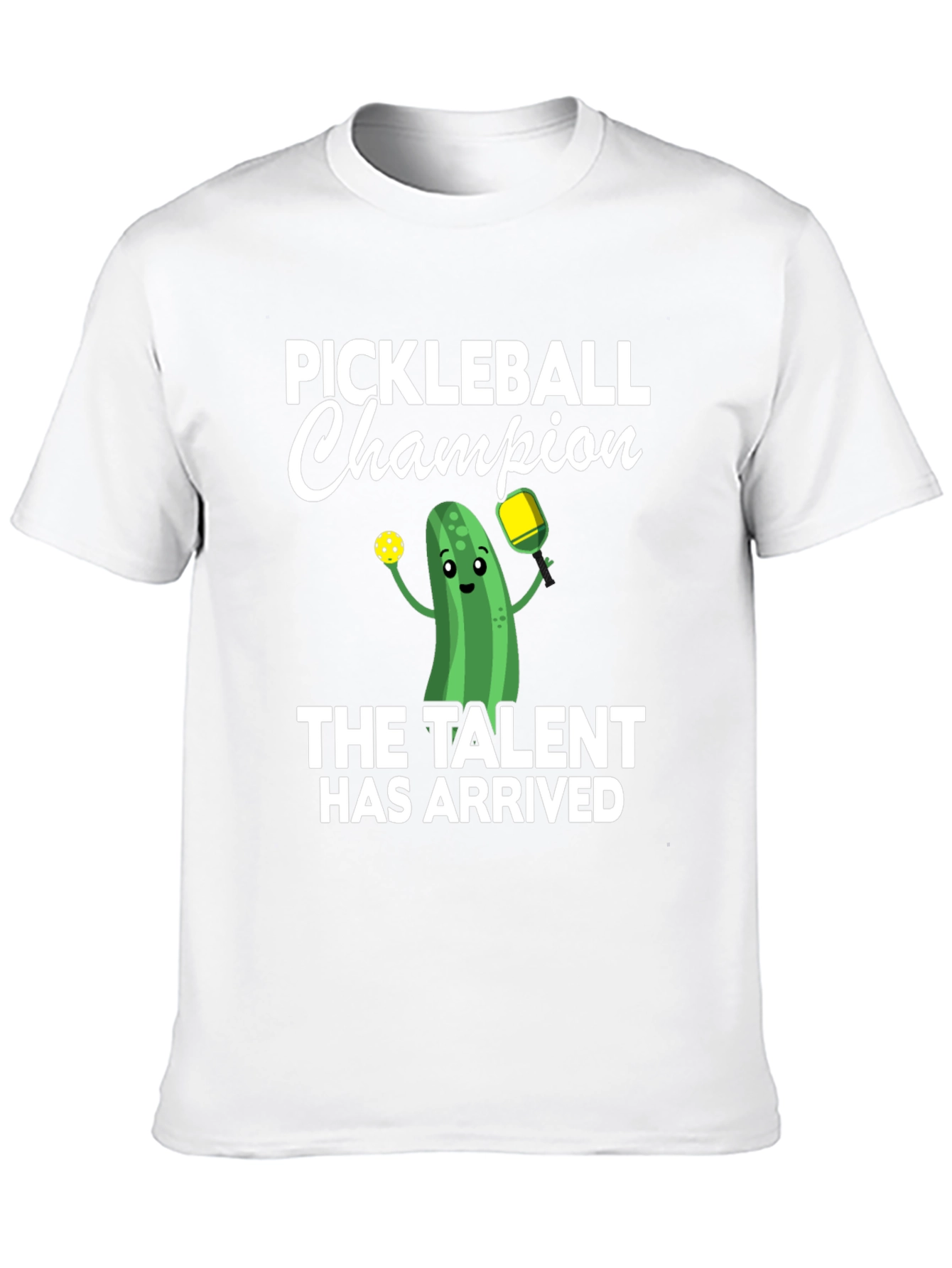 Black Pickleball Champion T-Shirt - The Talent Has Arrived! view 10