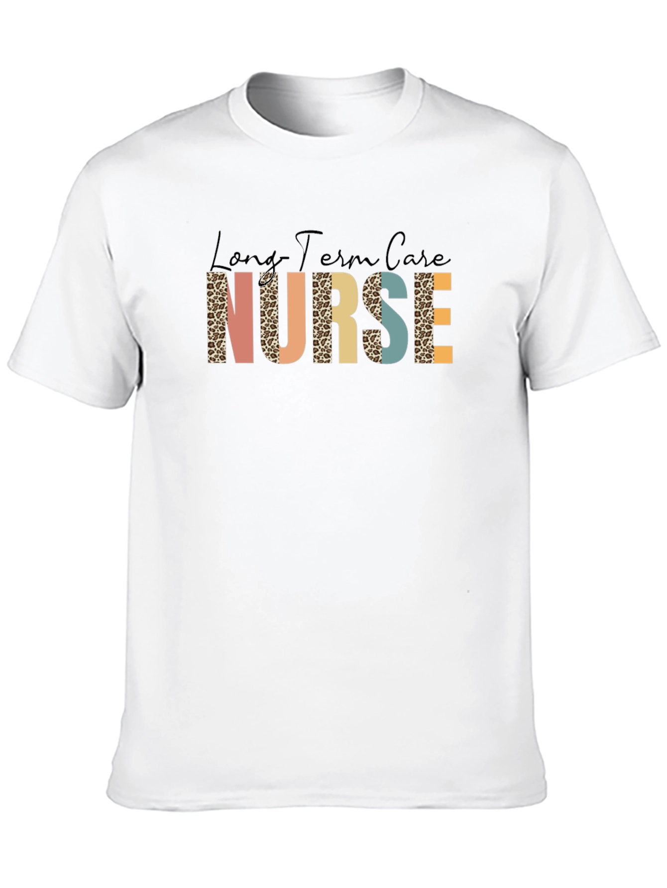 Black Long Term Care Nurse Graphic Tee view 10