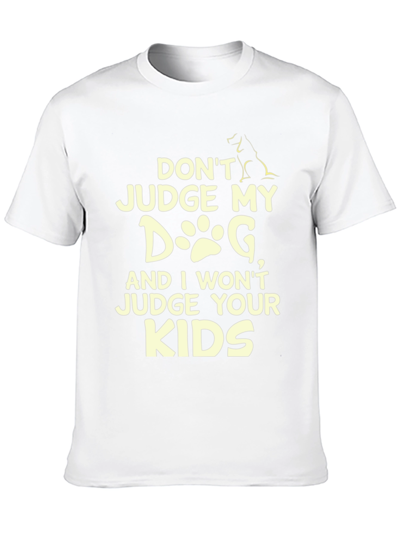 Black Don't Judge My Dog T-Shirt - Novelty Tee view 10