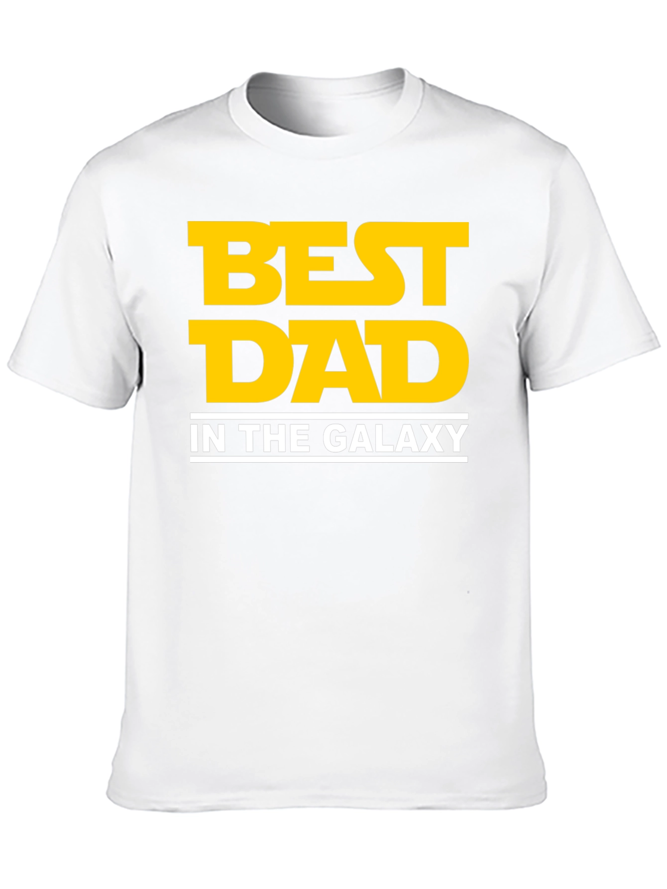 Black Best Dad in the Galaxy Black T-Shirt view 10
