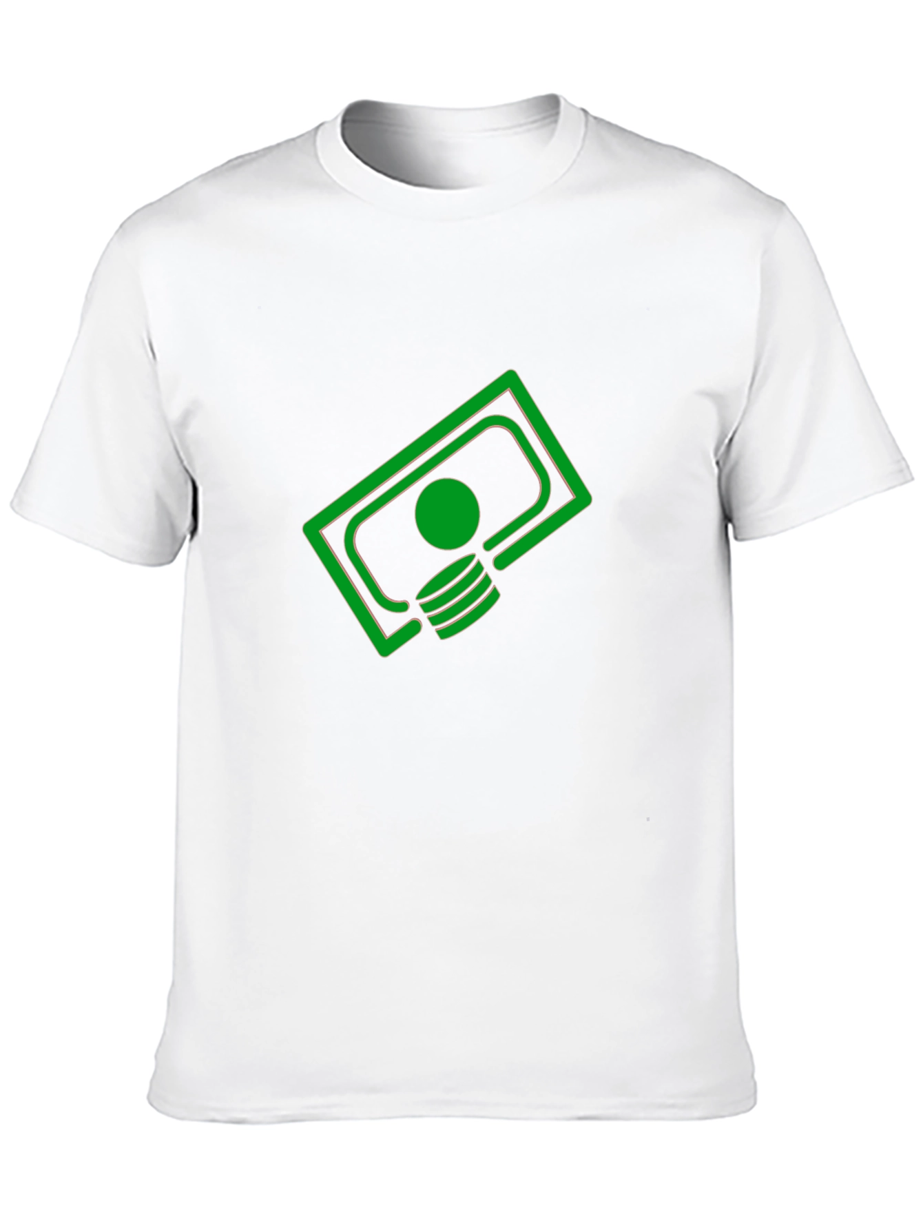 Black Money Graphic Tee - Cool Black T-Shirt view 10
