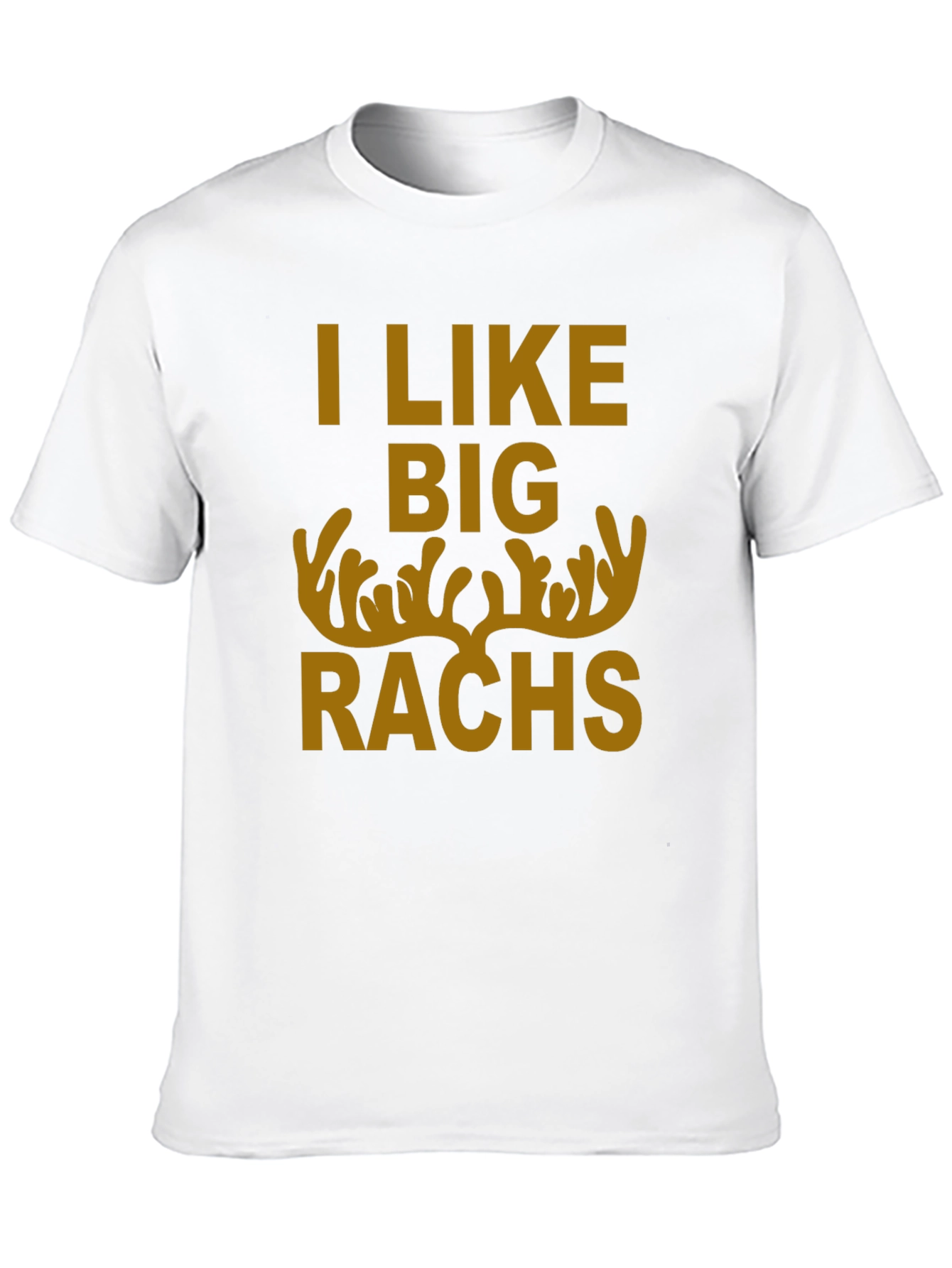 Black I Like Big Racks Deer Hunting T-Shirt view 10