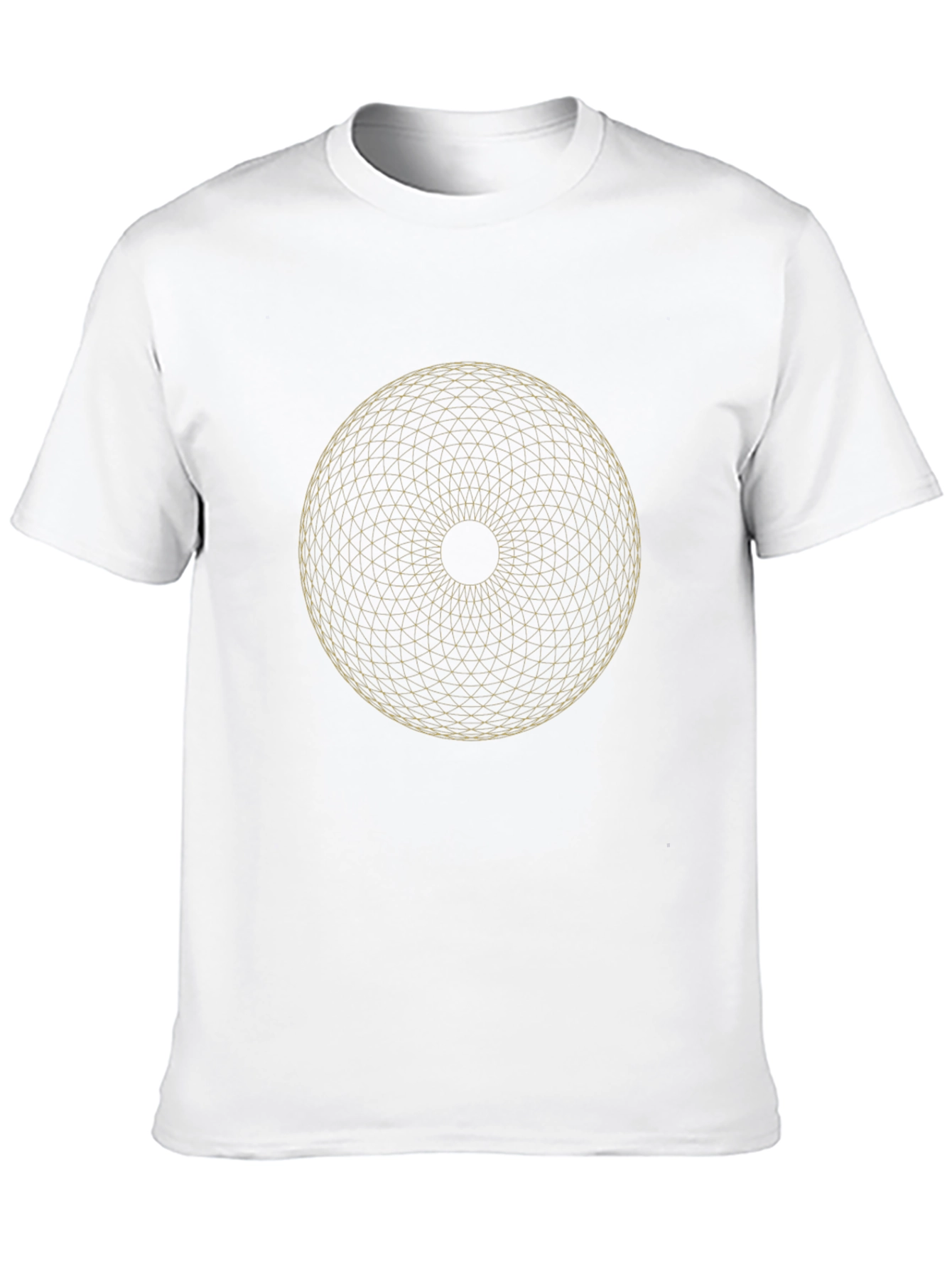 Black Geometric Sphere Graphic T-Shirt - Modern Minimalist Design view 10