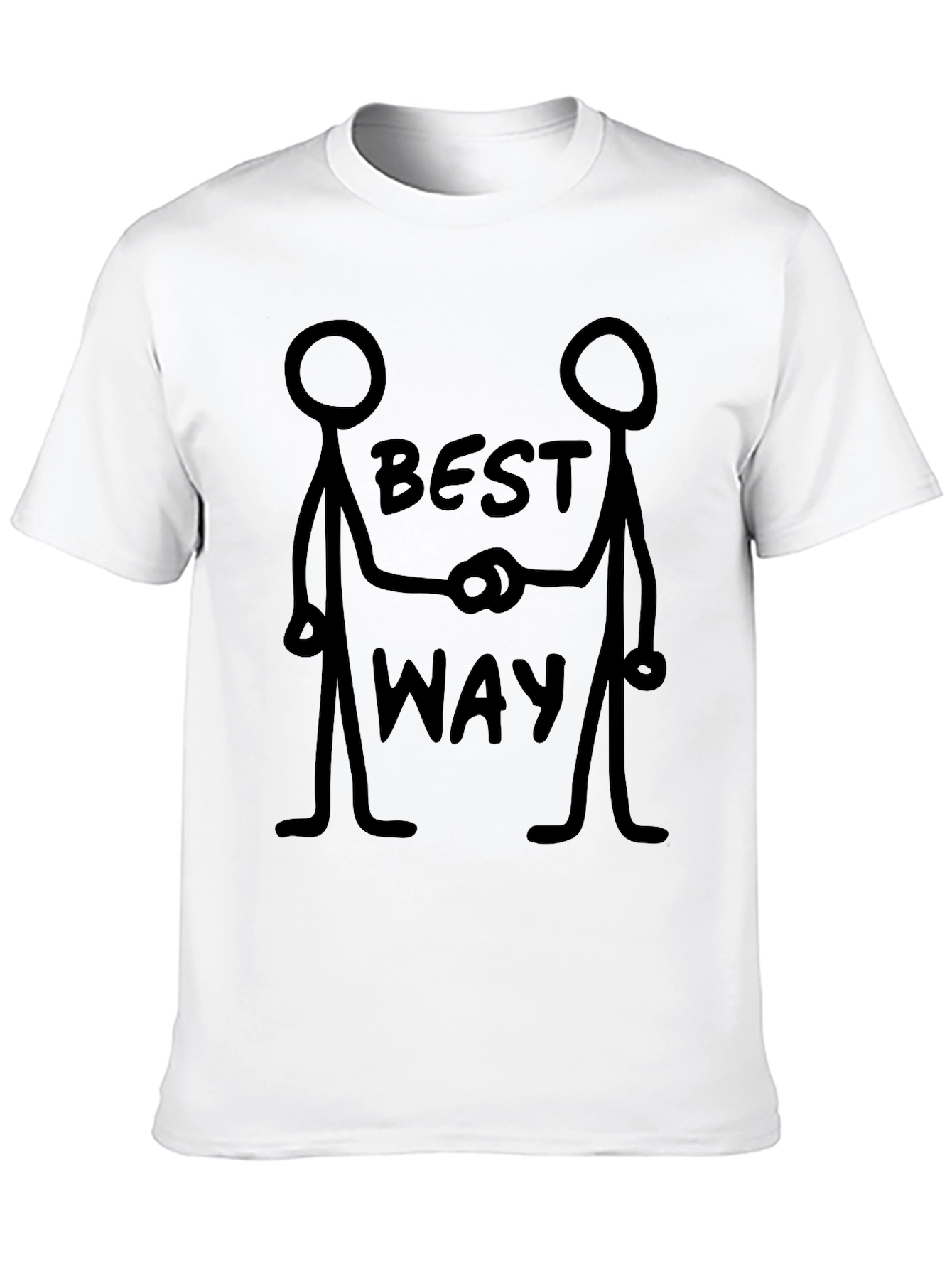 Black Best Way Graphic T-Shirt - Black view 10