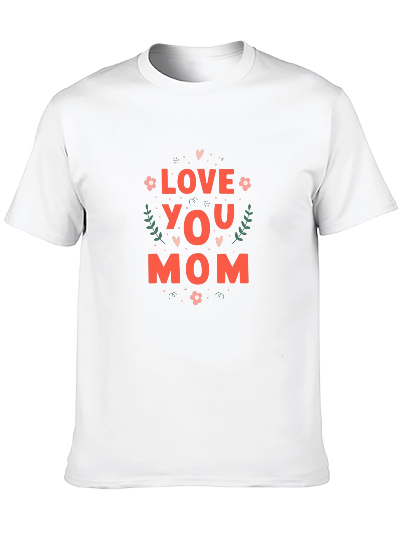Black Love You Mom Graphic T-Shirt - Black view 10