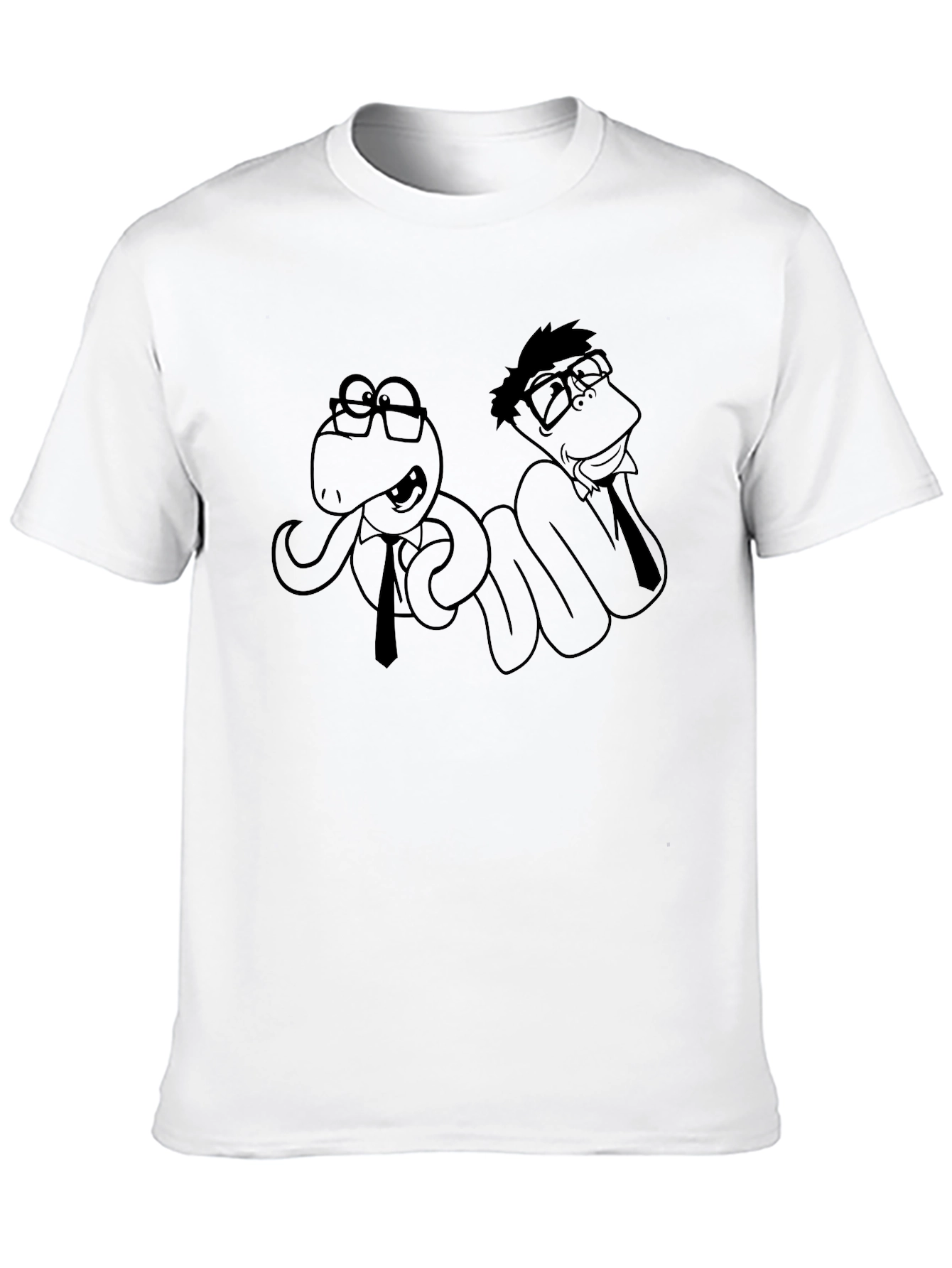 Black Business Snakes Black T-Shirt view 10