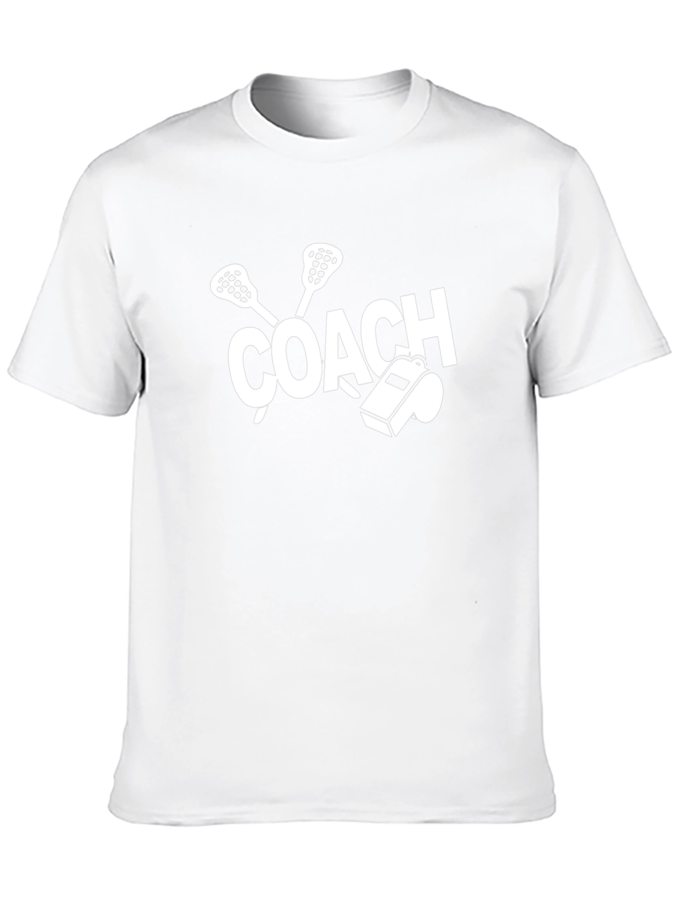Black Lacrosse Coach T-Shirt view 10