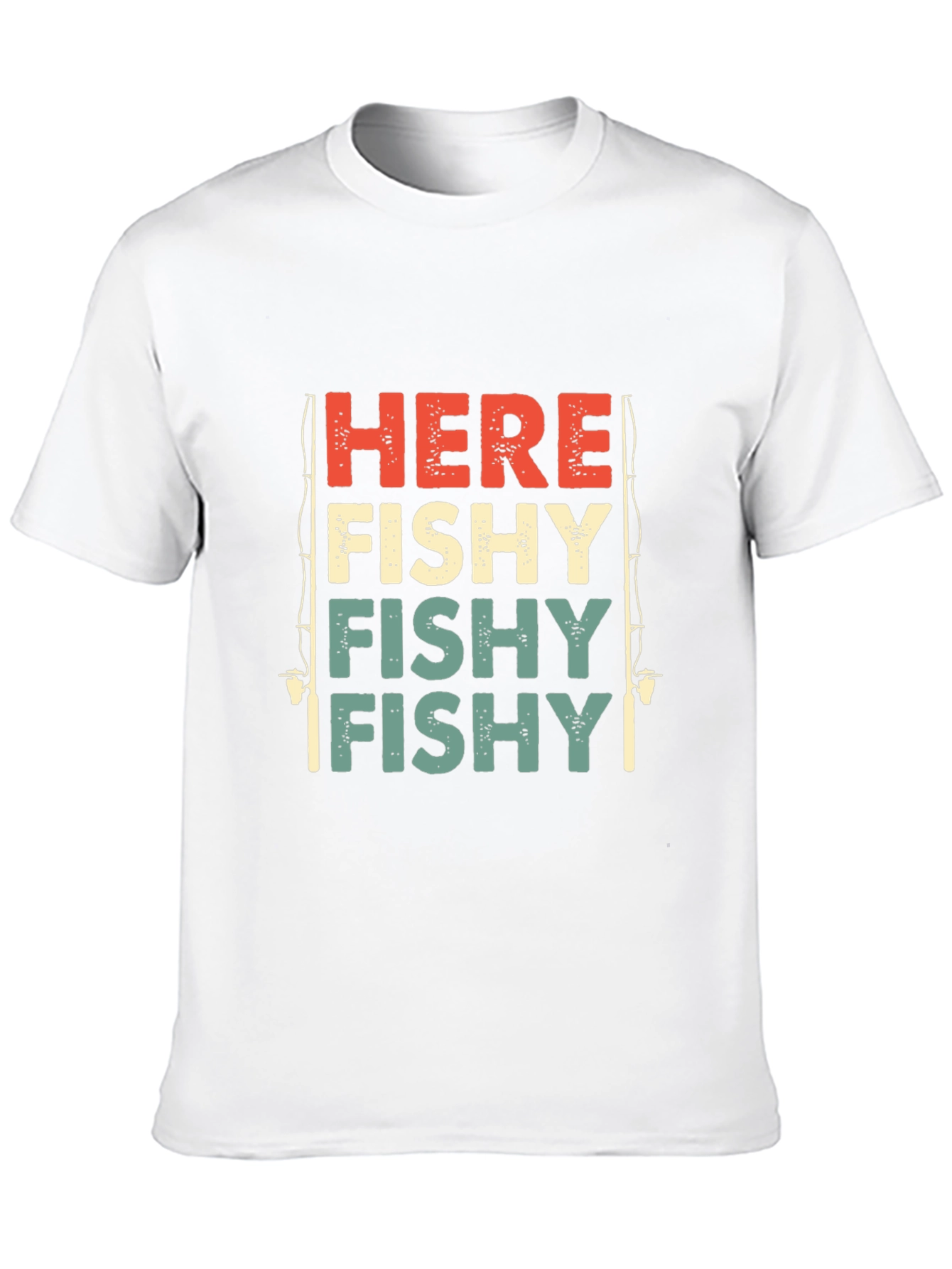 Black Here Fishy Fishy Graphic T-Shirt view 10
