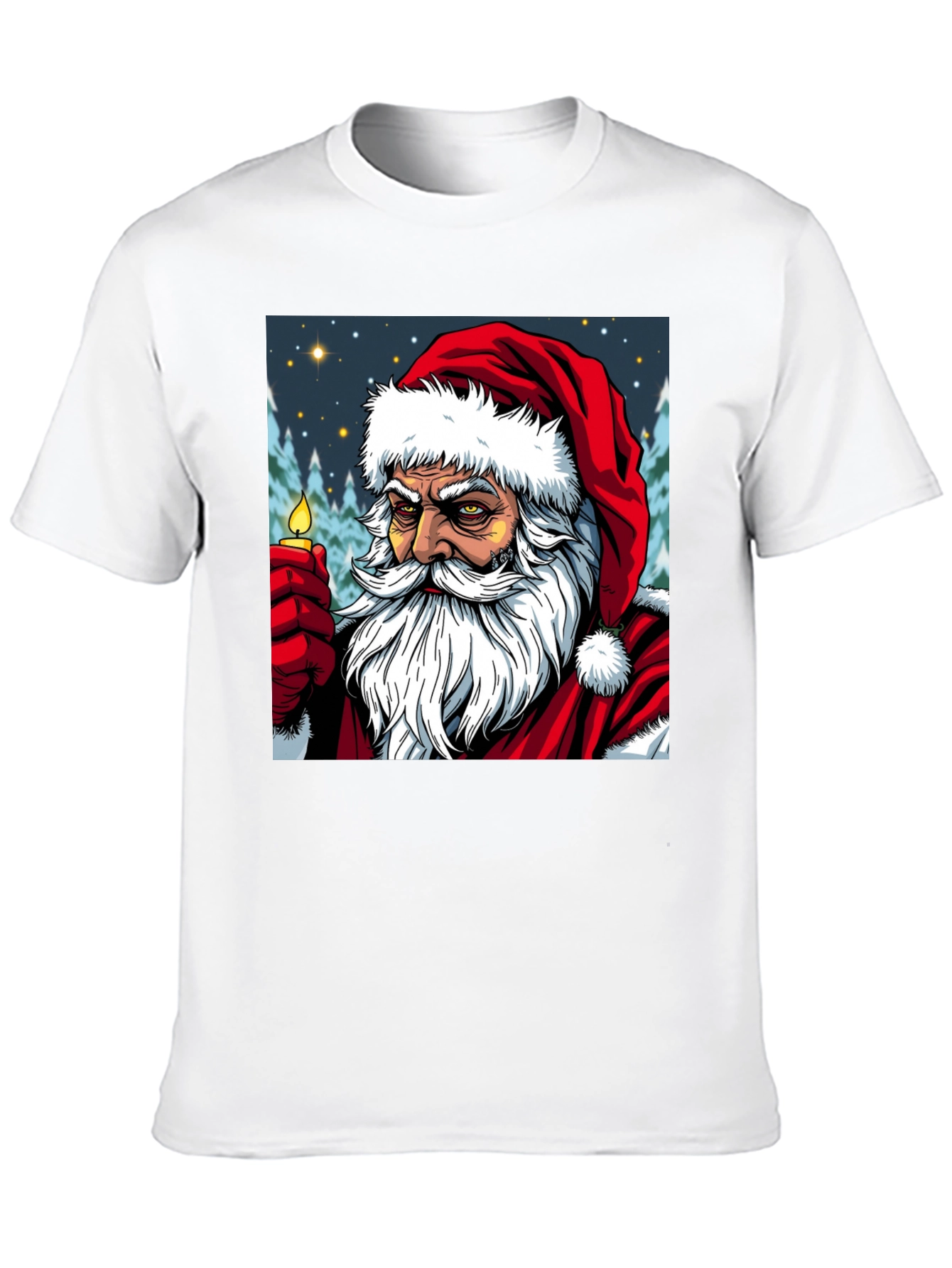 Black Santa Graphic Tee - Holiday Spirit view 10