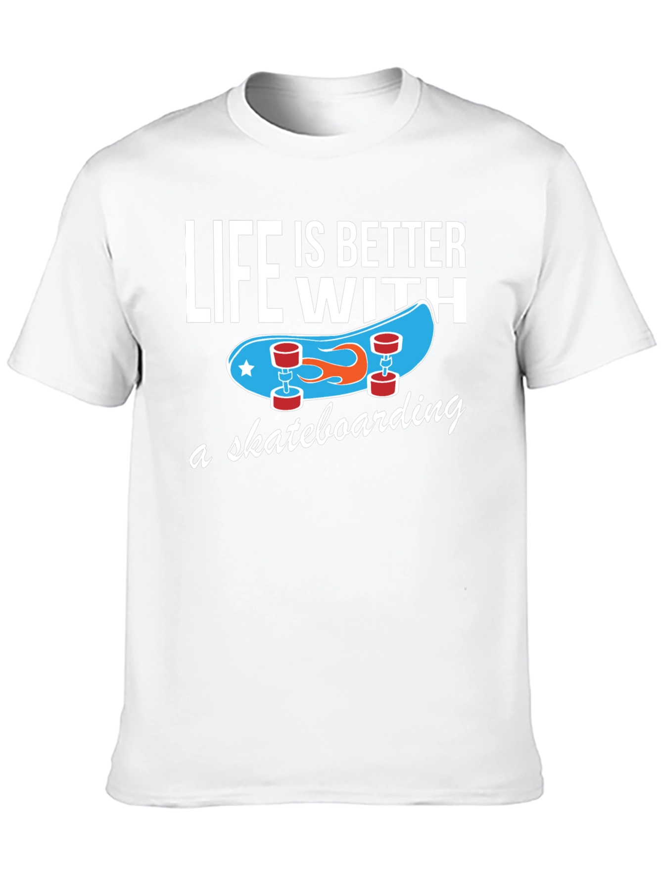 Black Life is Better With Skateboarding T-Shirt view 10