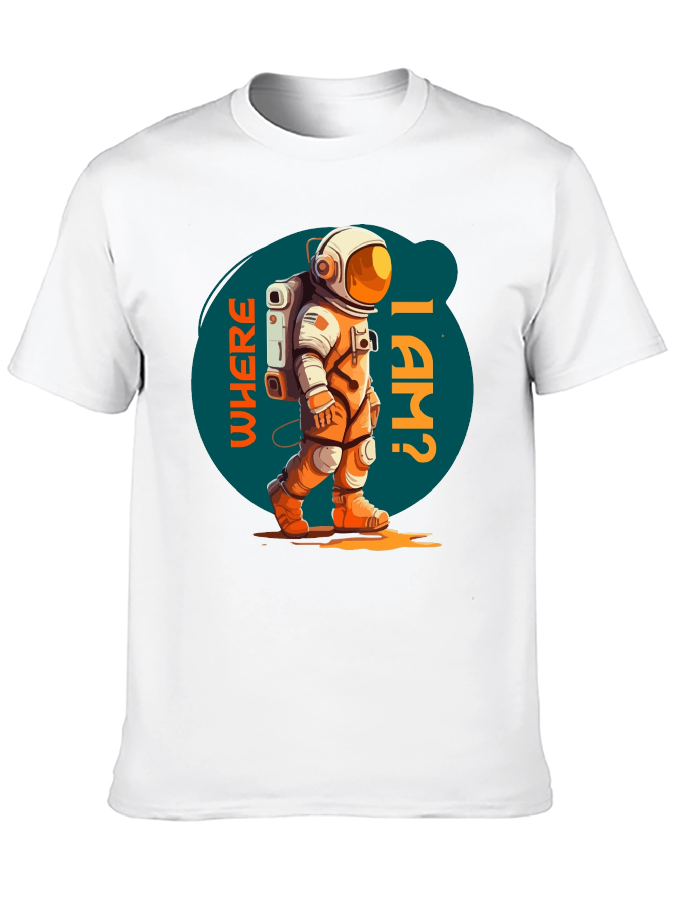 Black Astronaut 'Where I Am?' Graphic Tee view 10