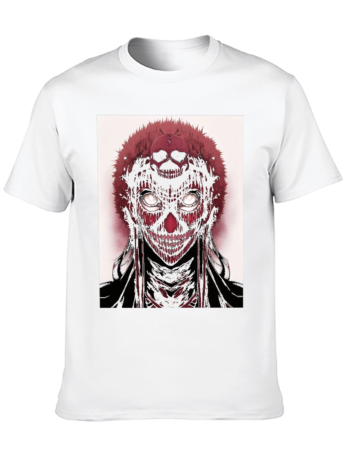 Black Skull Graphic Tee - Edgy Streetwear view 10
