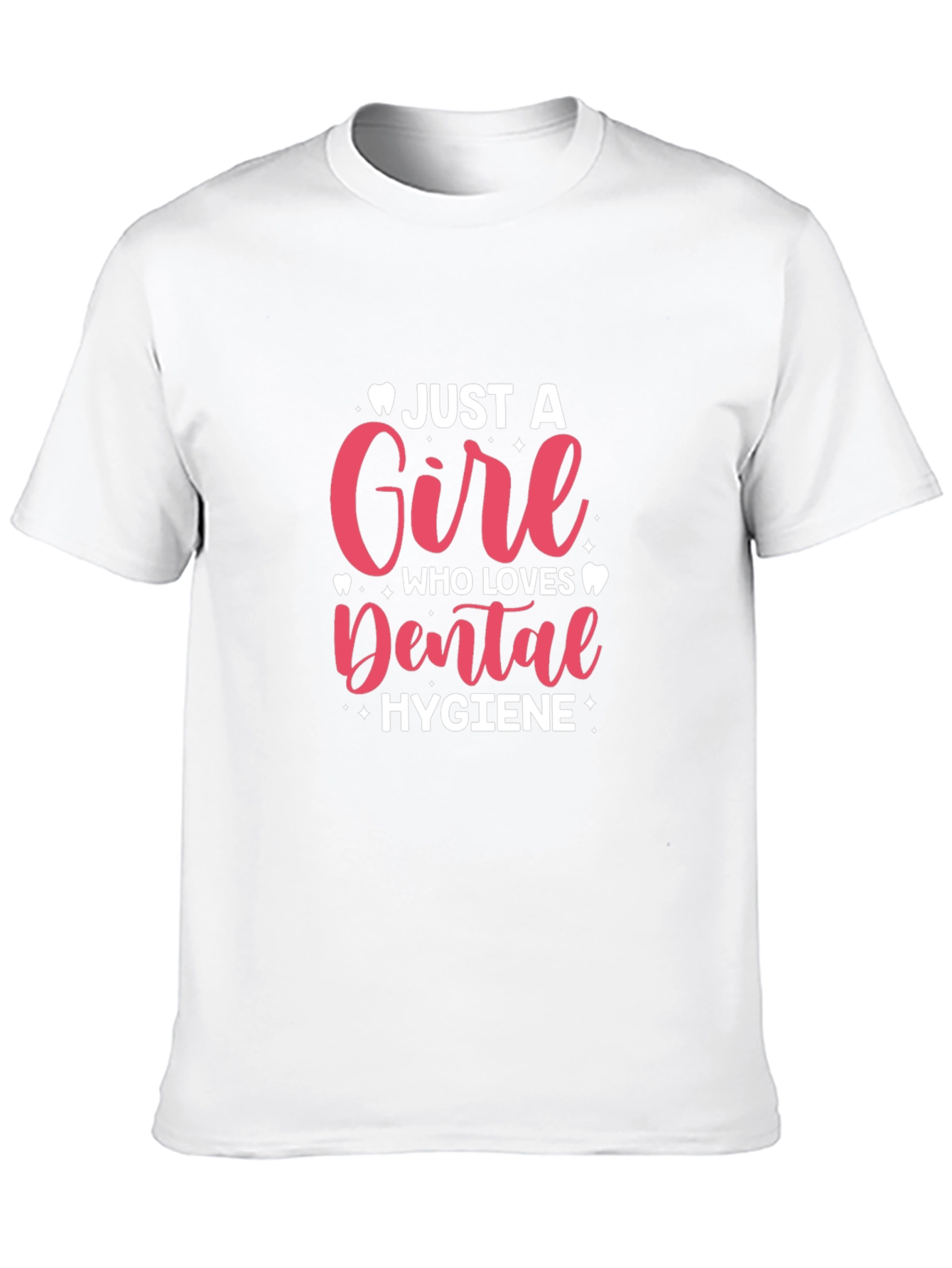 Black Dental Hygiene T-Shirt - Just a Girl Who Loves Teeth view 10
