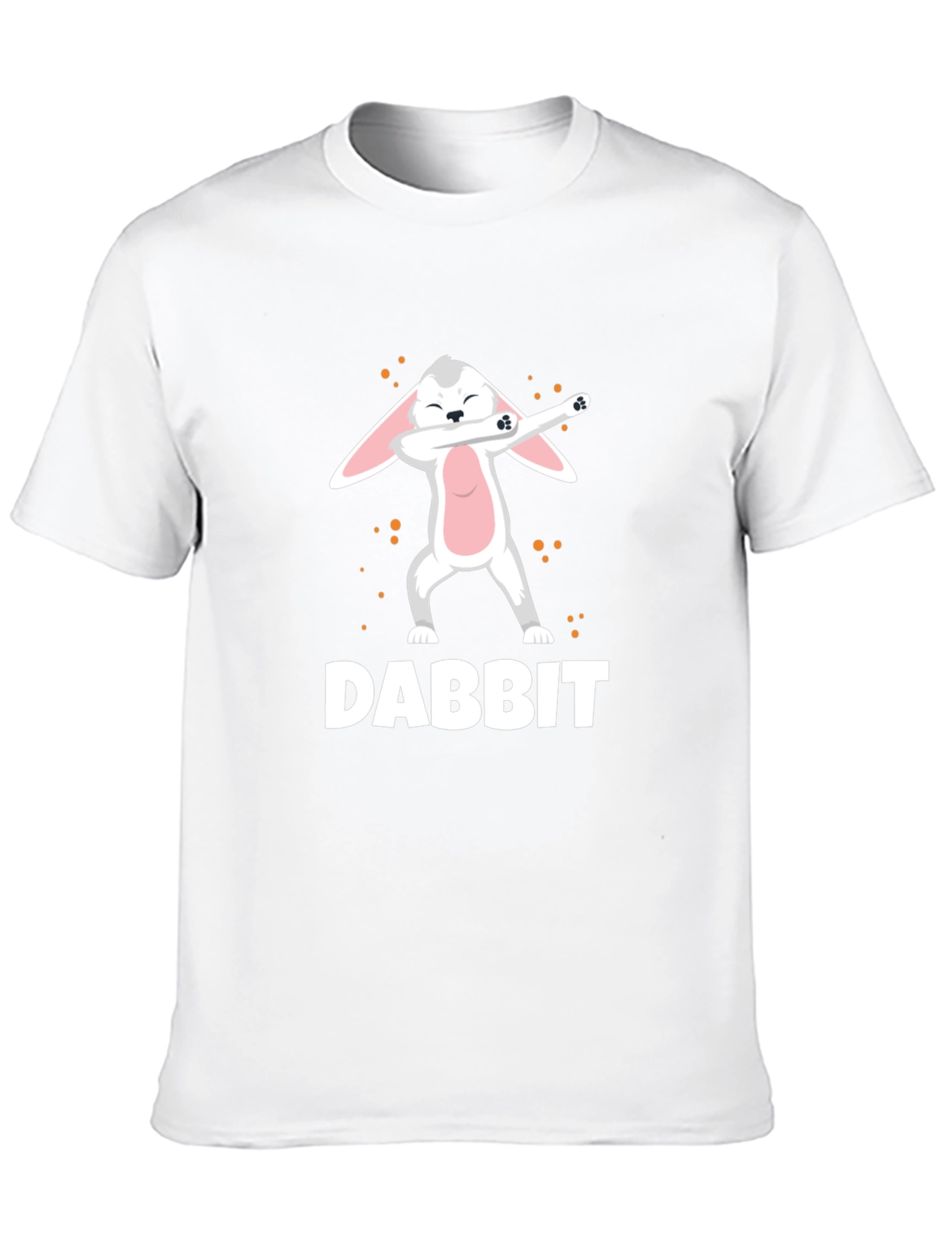 Black Dabbit Dab Dancing Rabbit Funny Graphic Tee view 10