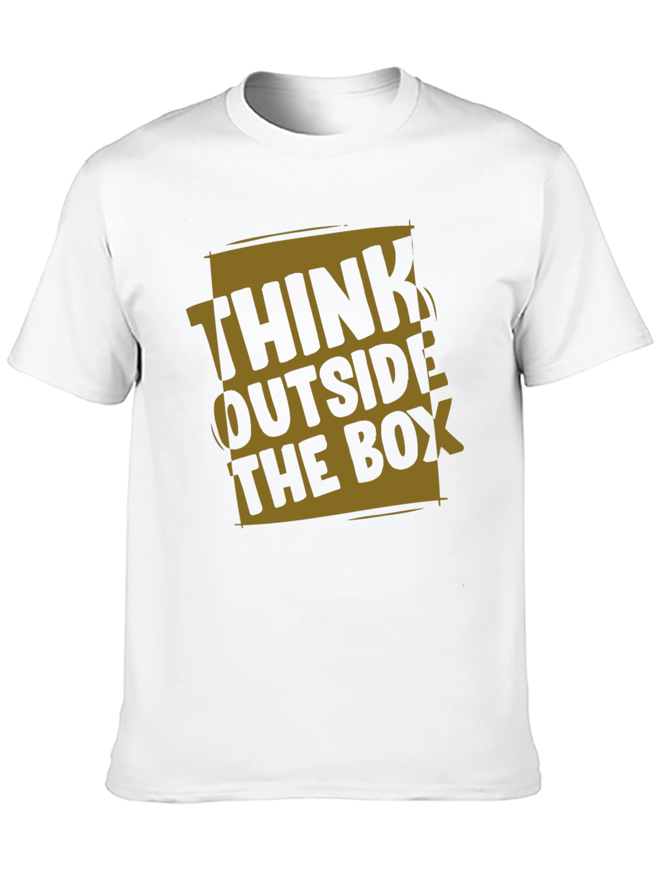 Black Think Outside the Box Graphic T-Shirt view 10