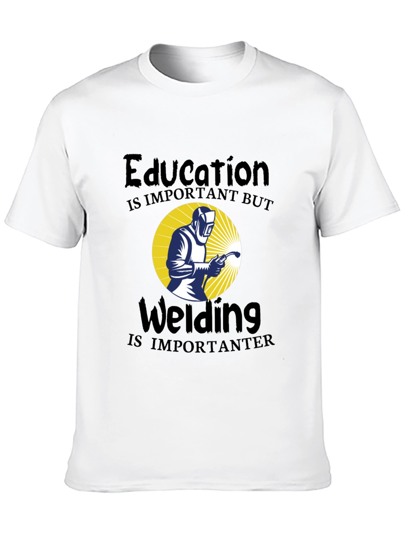 Black Welding is Importanter T-Shirt view 10