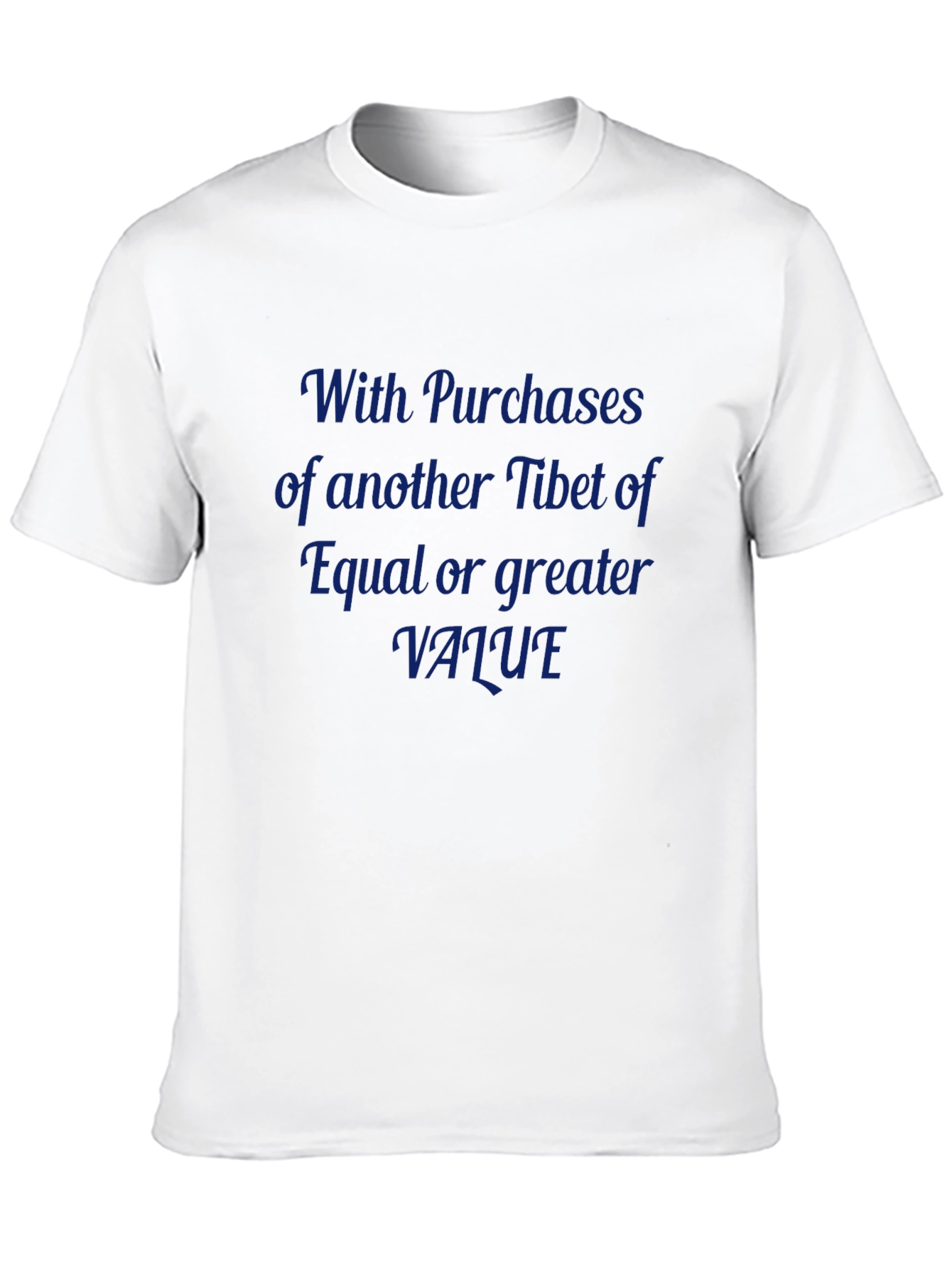 Black Statement Tee: With Purchases Of Another Tibet Of Equal Value view 10