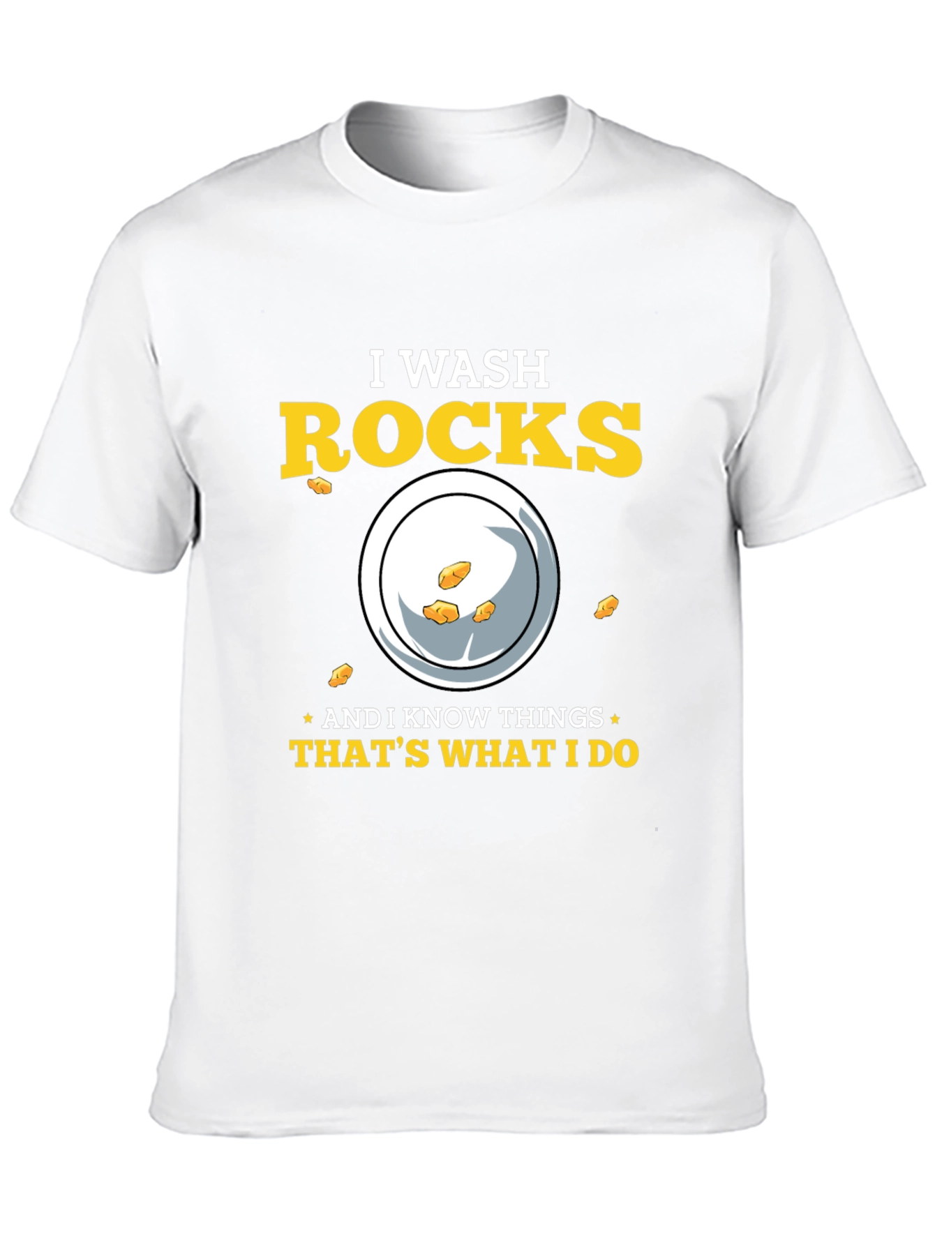 Black I Wash Rocks T-Shirt - Gold Prospecting Tee view 10