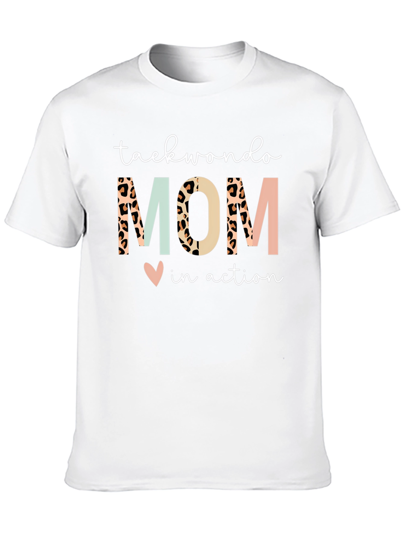 Black Taekwondo Mom in Action T-Shirt view 10