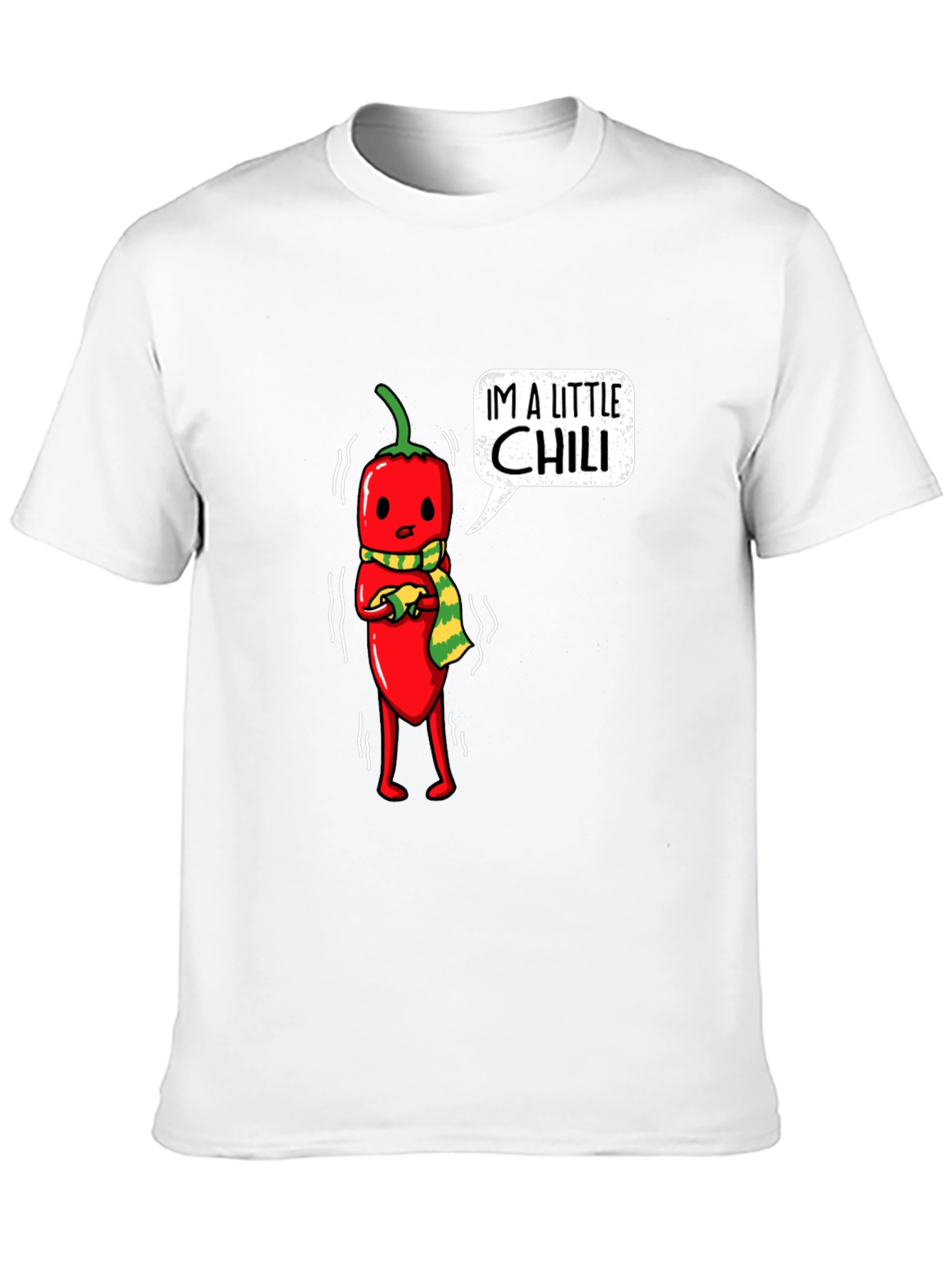 Black "I'm a Little Chili" Graphic Tee view 10