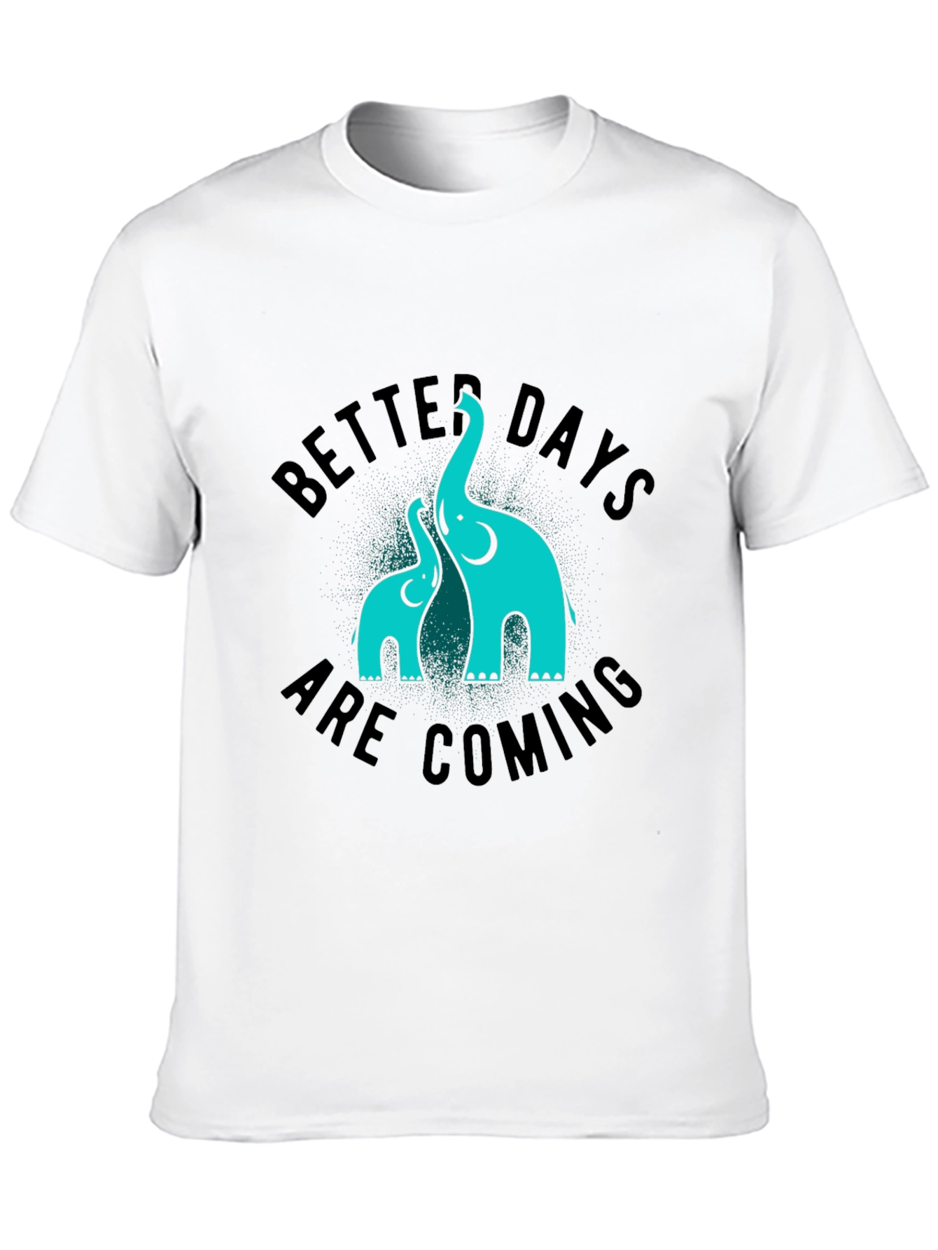 Black Better Days Elephant Graphic Tee view 10
