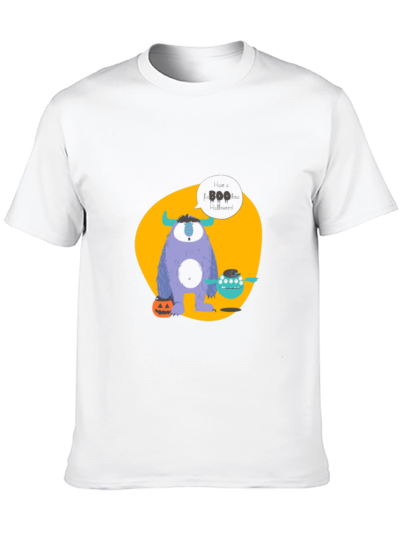 Halloween Monster T-Shirt - Boo Graphic Tee - 10