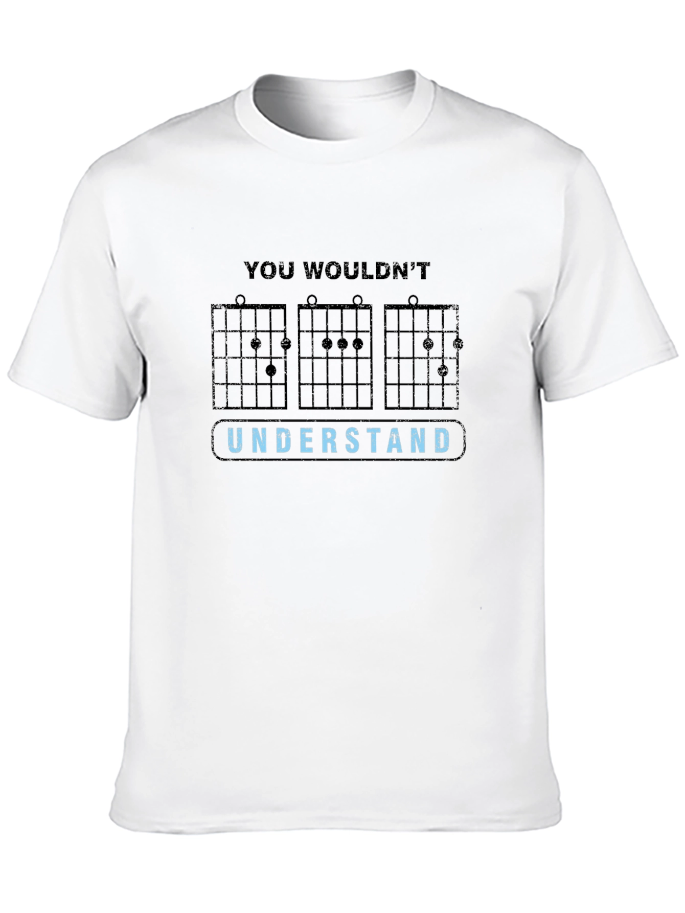 Black Guitar Chords T-Shirt - You Wouldn't Understand Music Tee view 10