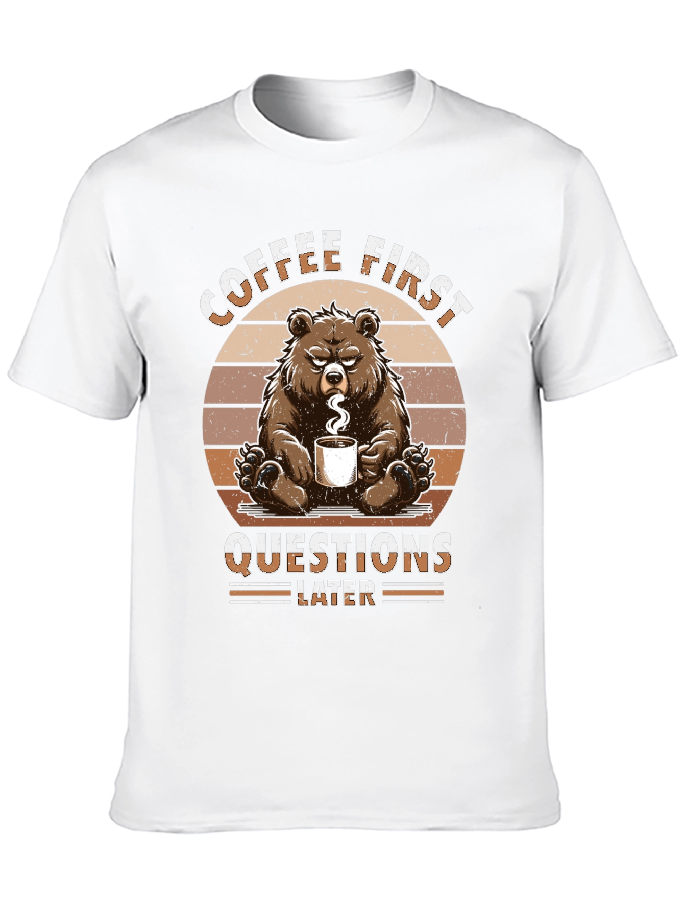 Black Coffee First Bear Graphic T-Shirt view 10