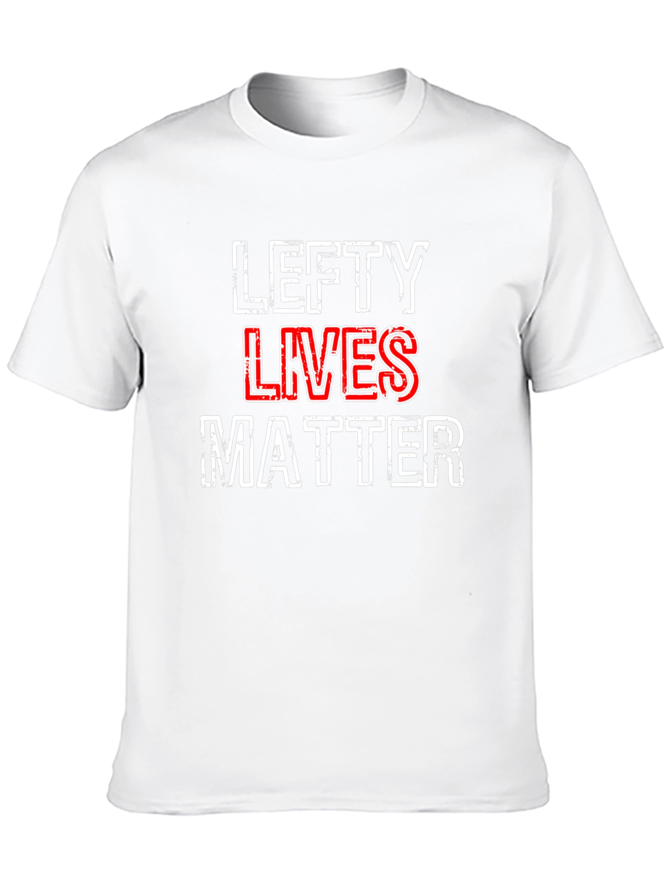 Black Lefty Lives Matter T-Shirt - Black Graphic Tee view 10