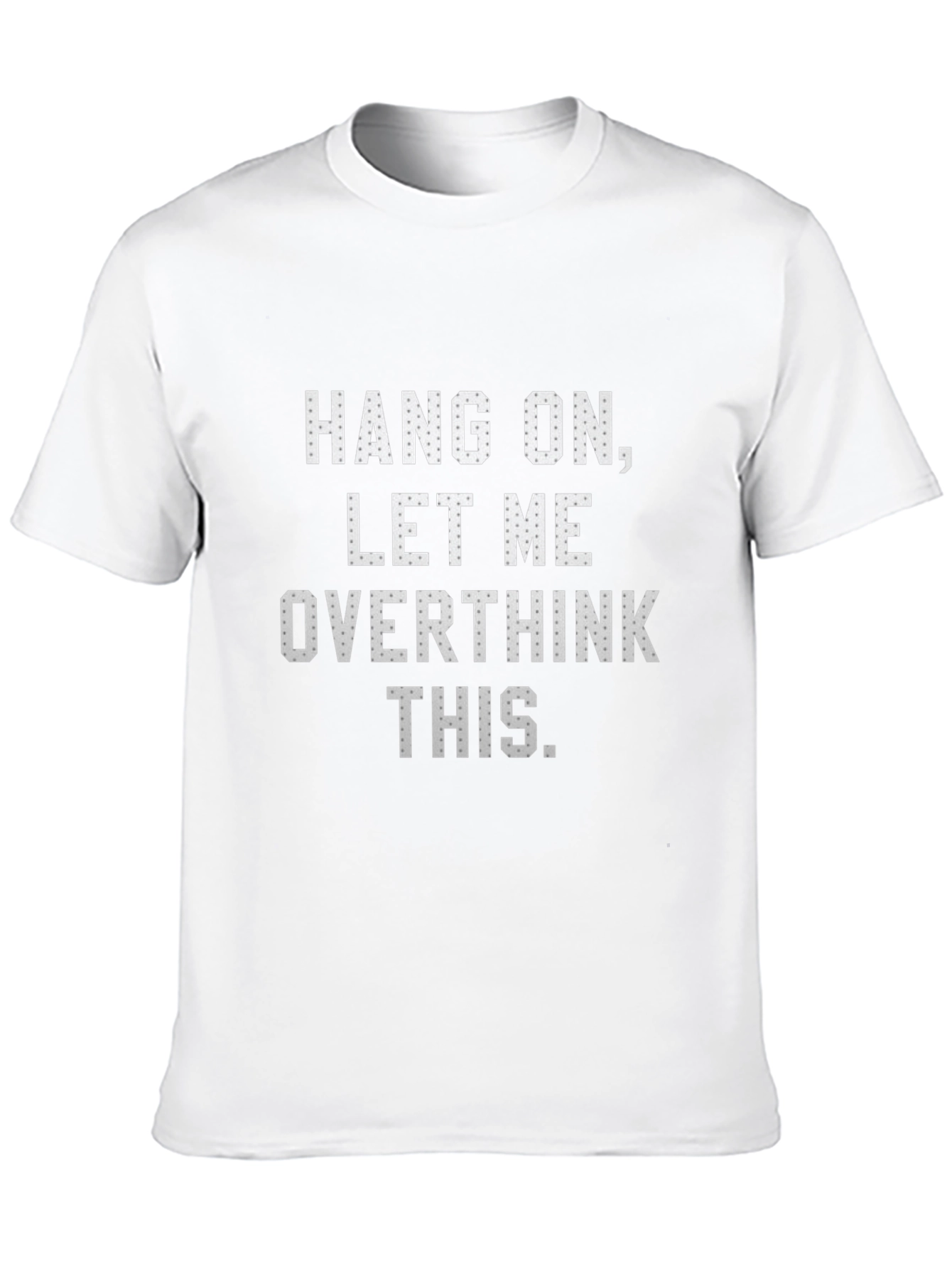 Black Overthink This T-Shirt - Funny Sarcastic Tee view 10