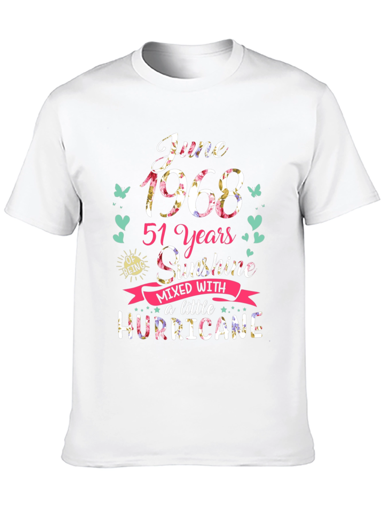 Black June 1968 51 Years Sunshine Hurricane T-Shirt view 10