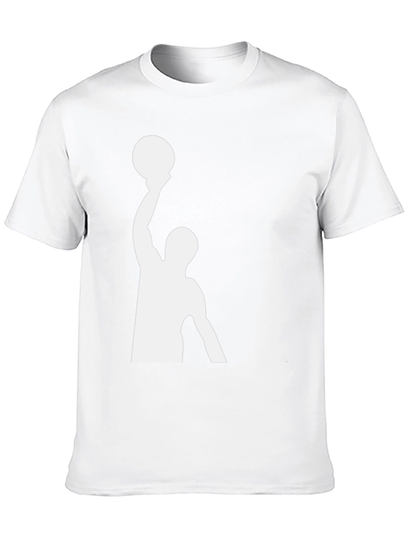Black Basketball Player Graphic Tee - Black Cotton T-Shirt view 10