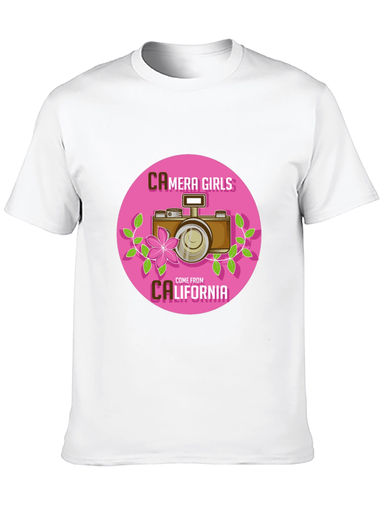 Black Camera Girls California Graphic Tee - Black view 10