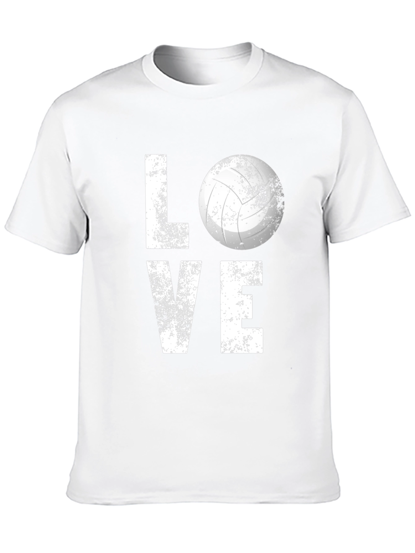 Black Love Volleyball Graphic Tee - Black Cotton Blend view 10