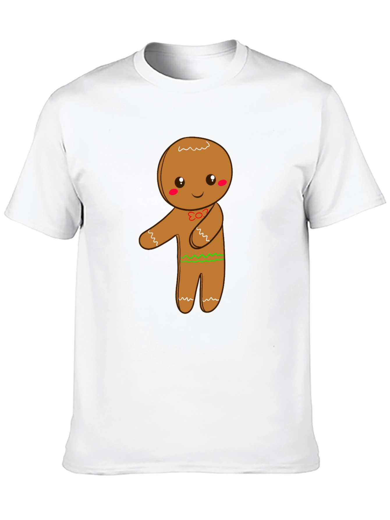 Black Gingerbread Man Graphic Tee view 10
