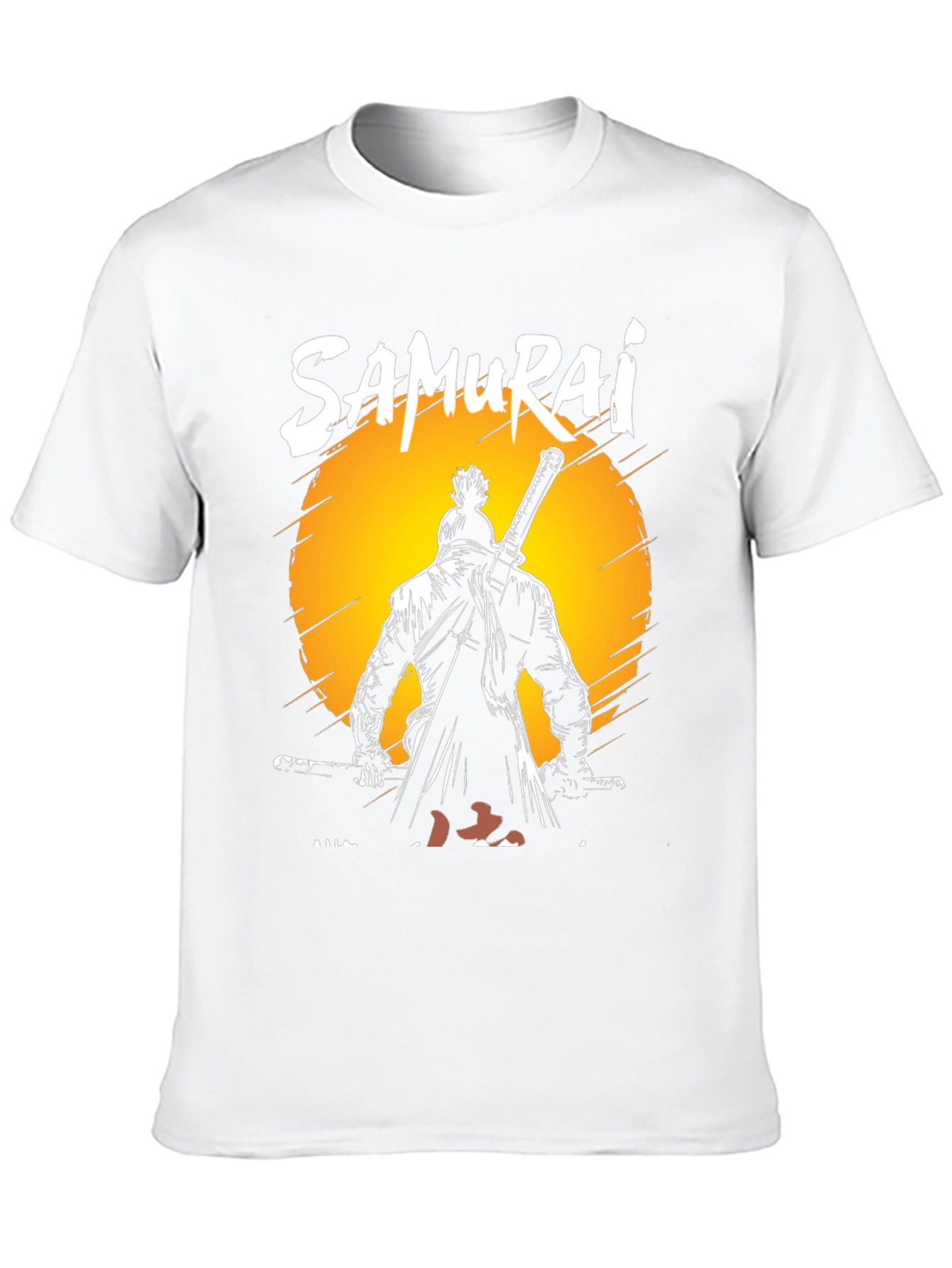 Black Samurai Warrior Graphic Tee - Martial Arts T-Shirt view 10