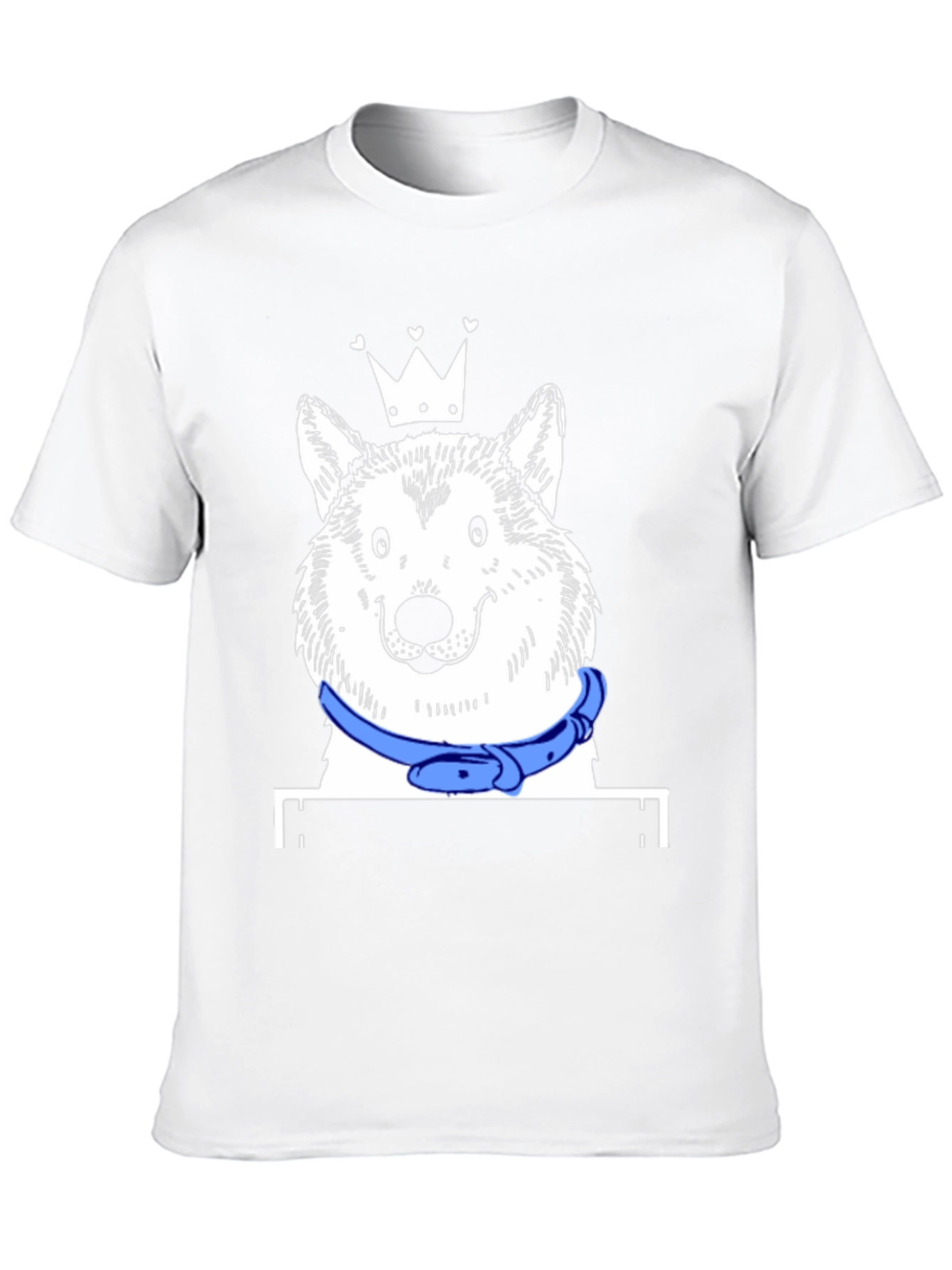 Black Dog King T-Shirt - Unique Graphic Tee view 10